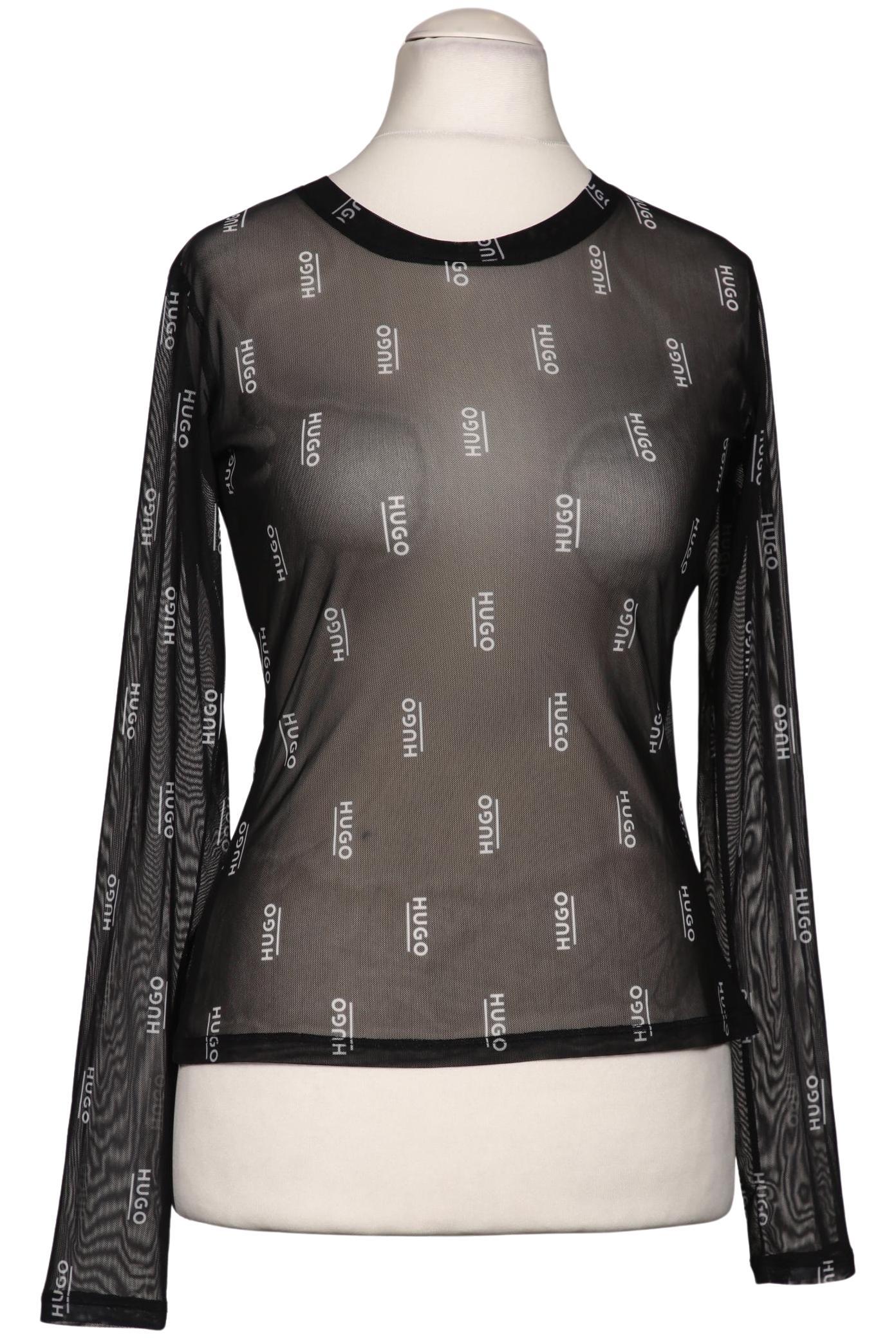 

Hugo by Hugo Boss Damen Langarmshirt, schwarz, Gr. 38