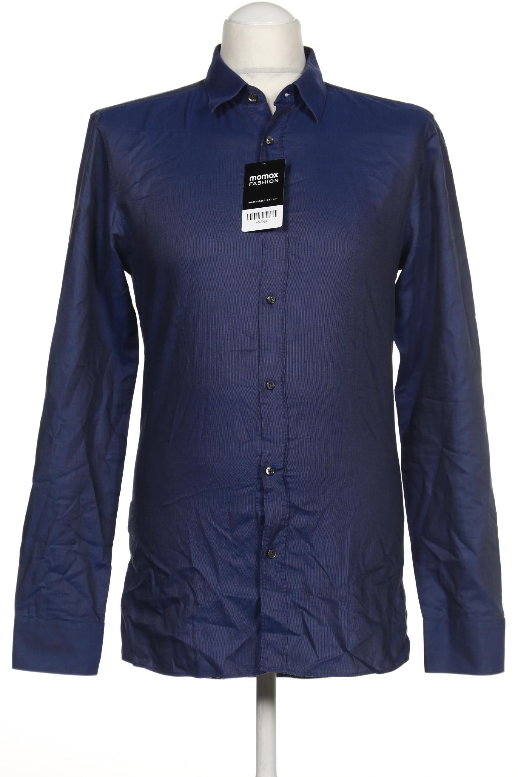 

Hugo by Hugo Boss Herren Hemd, marineblau, Gr. 46