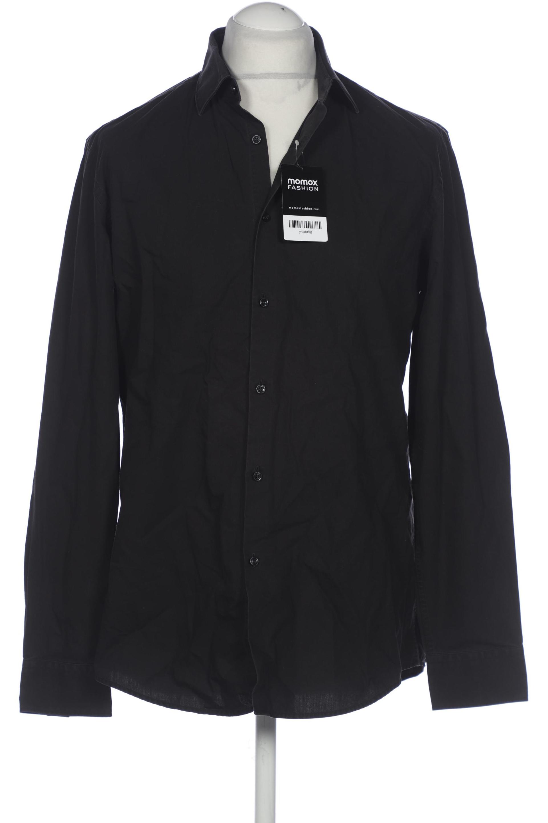

Hugo by Hugo Boss Herren Hemd, schwarz, Gr. 52