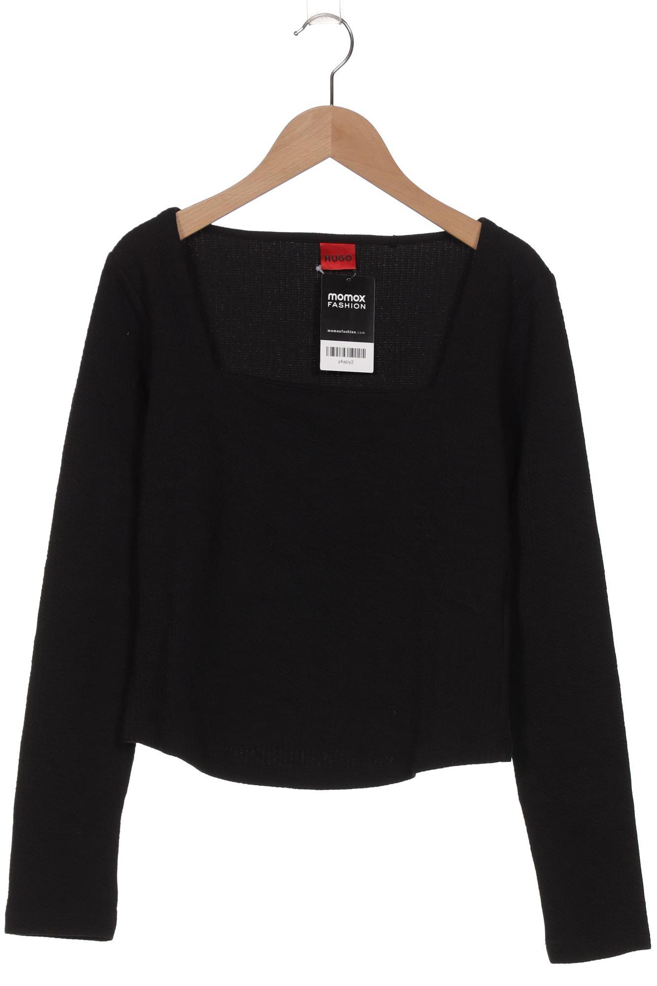 

Hugo by Hugo Boss Damen Langarmshirt, schwarz, Gr. 42