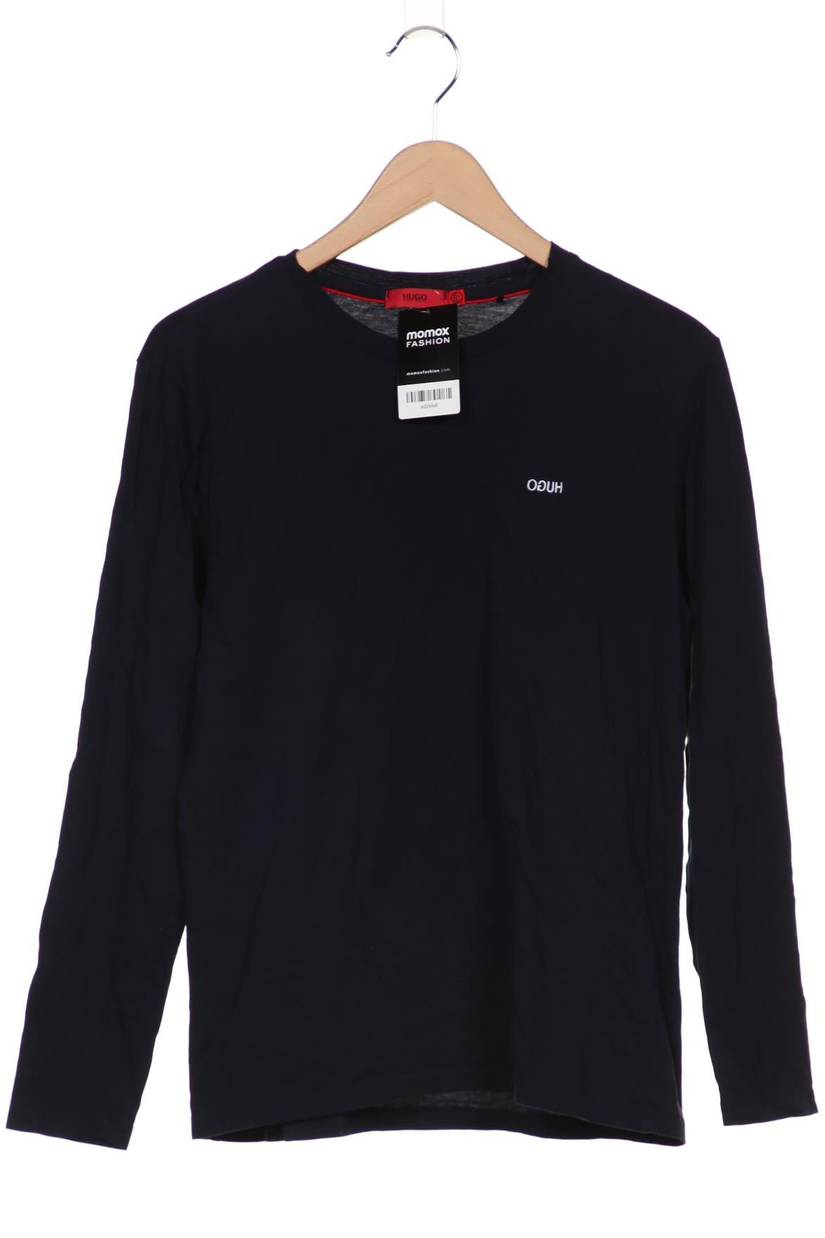 

HUGO by Hugo Boss Herren Langarmshirt, marineblau