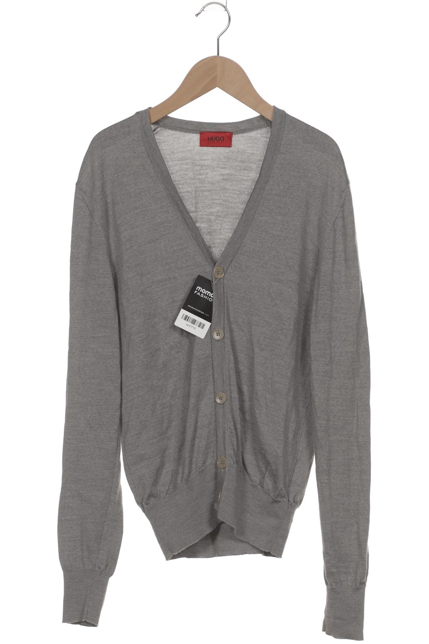 

Hugo by Hugo Boss Herren Strickjacke, grau, Gr. 46