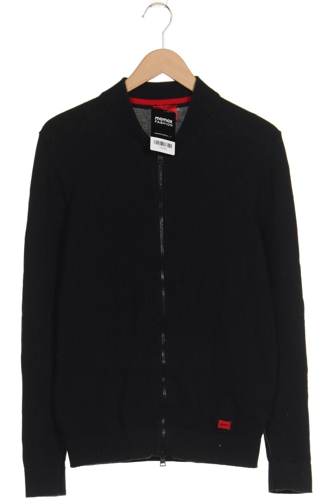 

Hugo by Hugo Boss Herren Strickjacke, schwarz, Gr. 48