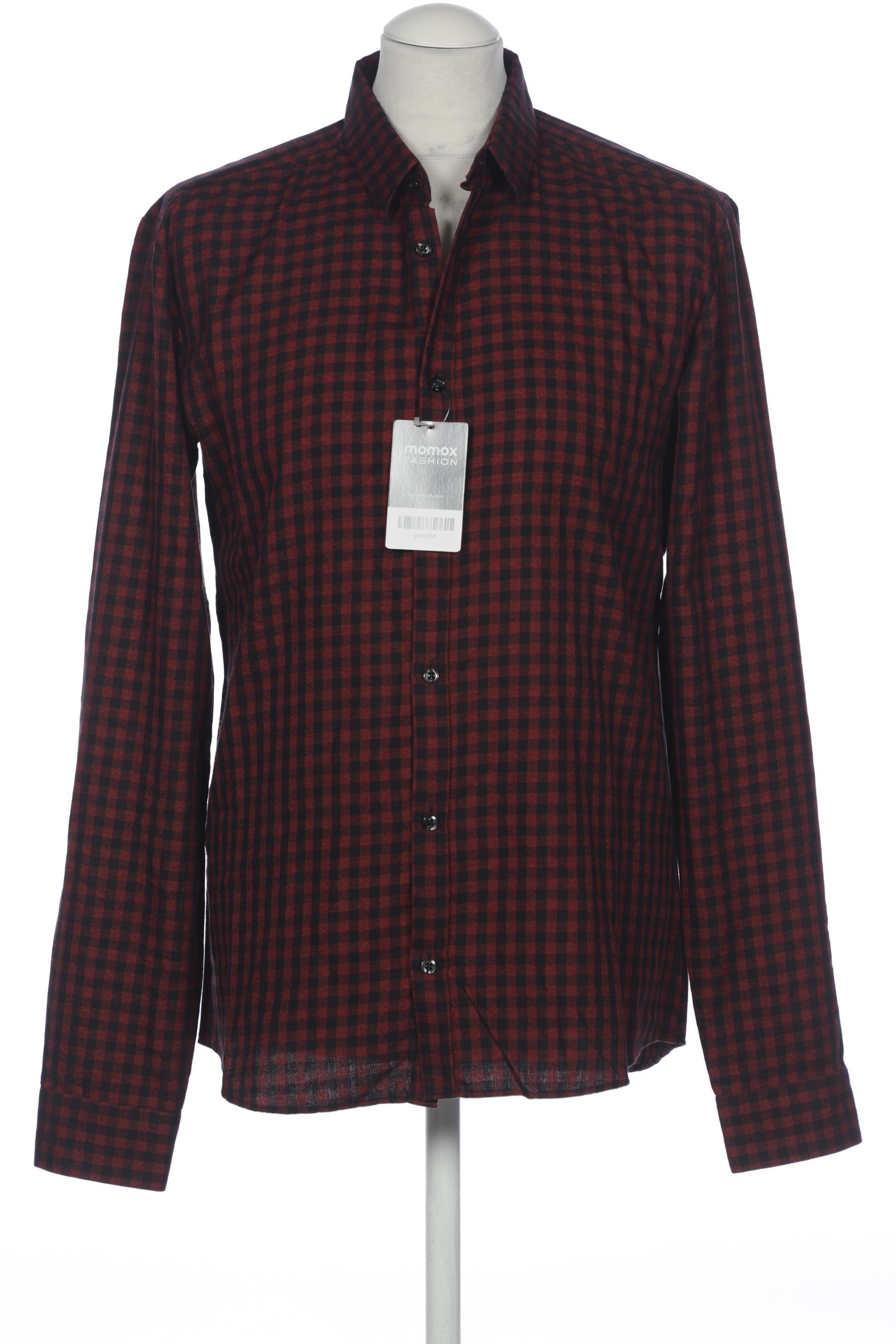 

Hugo by Hugo Boss Herren Hemd, bordeaux, Gr. 48