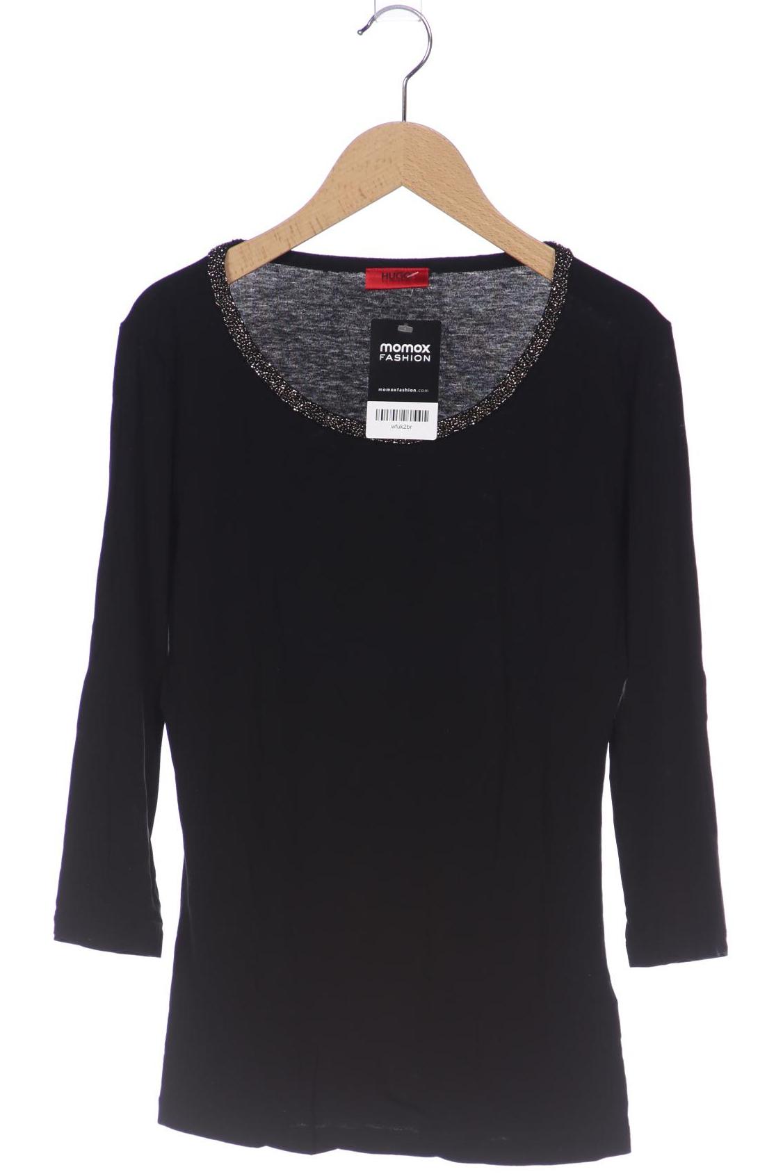 

Hugo by Hugo Boss Damen Langarmshirt, schwarz, Gr. 38