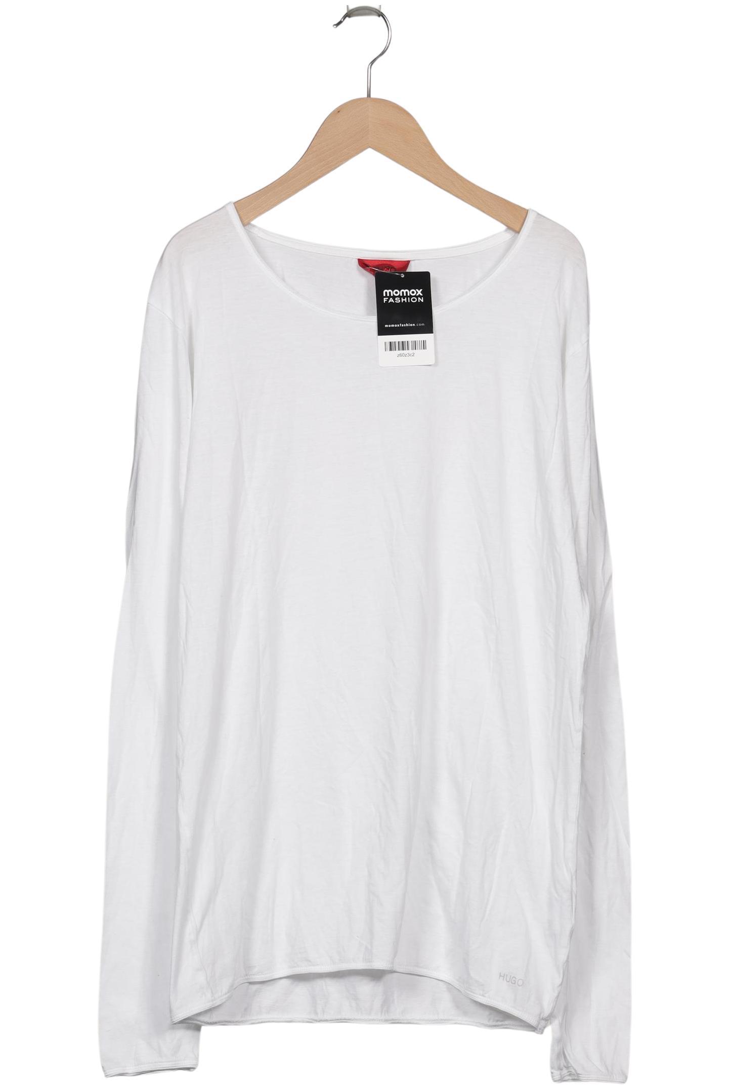 

Hugo by Hugo Boss Herren Langarmshirt, weiß, Gr. 52