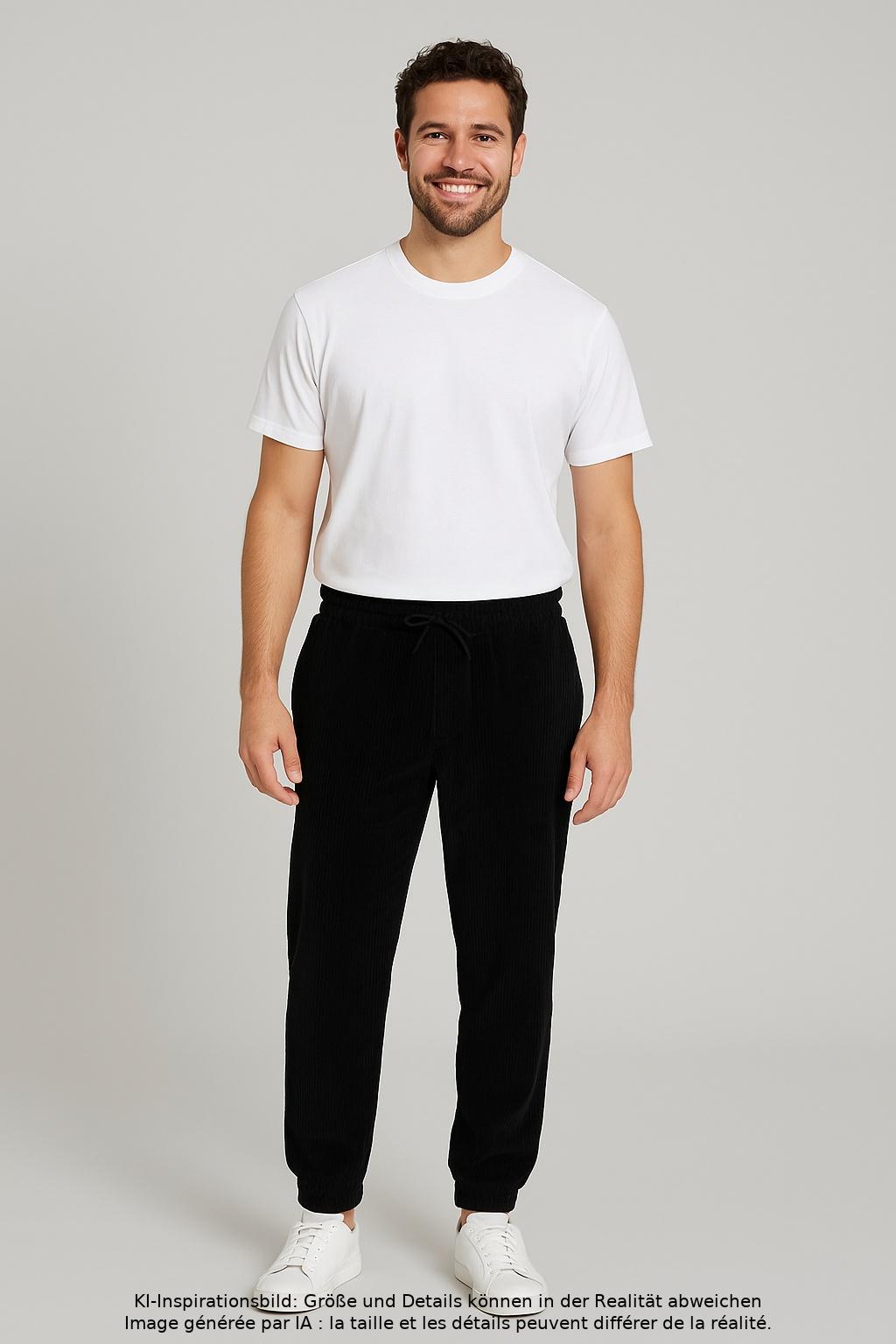 

Hugo by Hugo Boss Herren Stoffhose, schwarz, Gr. 33