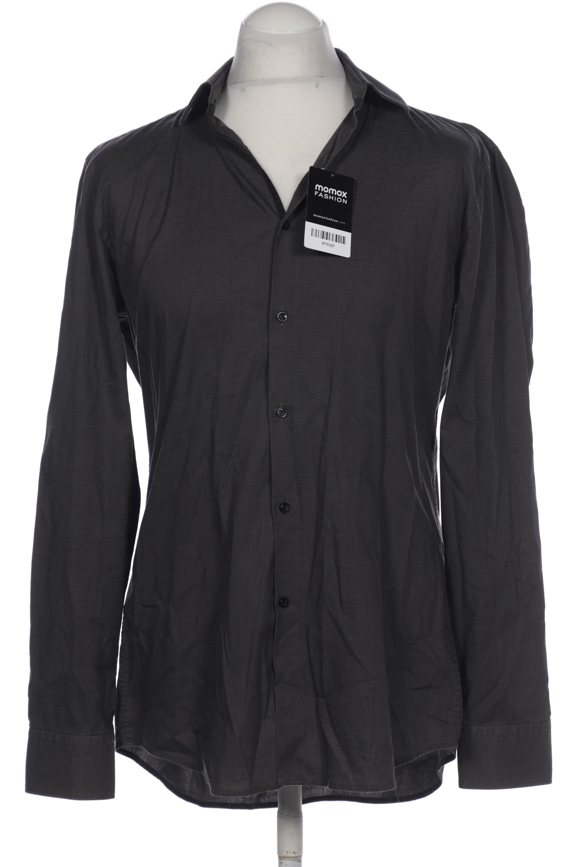 

Hugo by Hugo Boss Herren Hemd, grau, Gr. 52