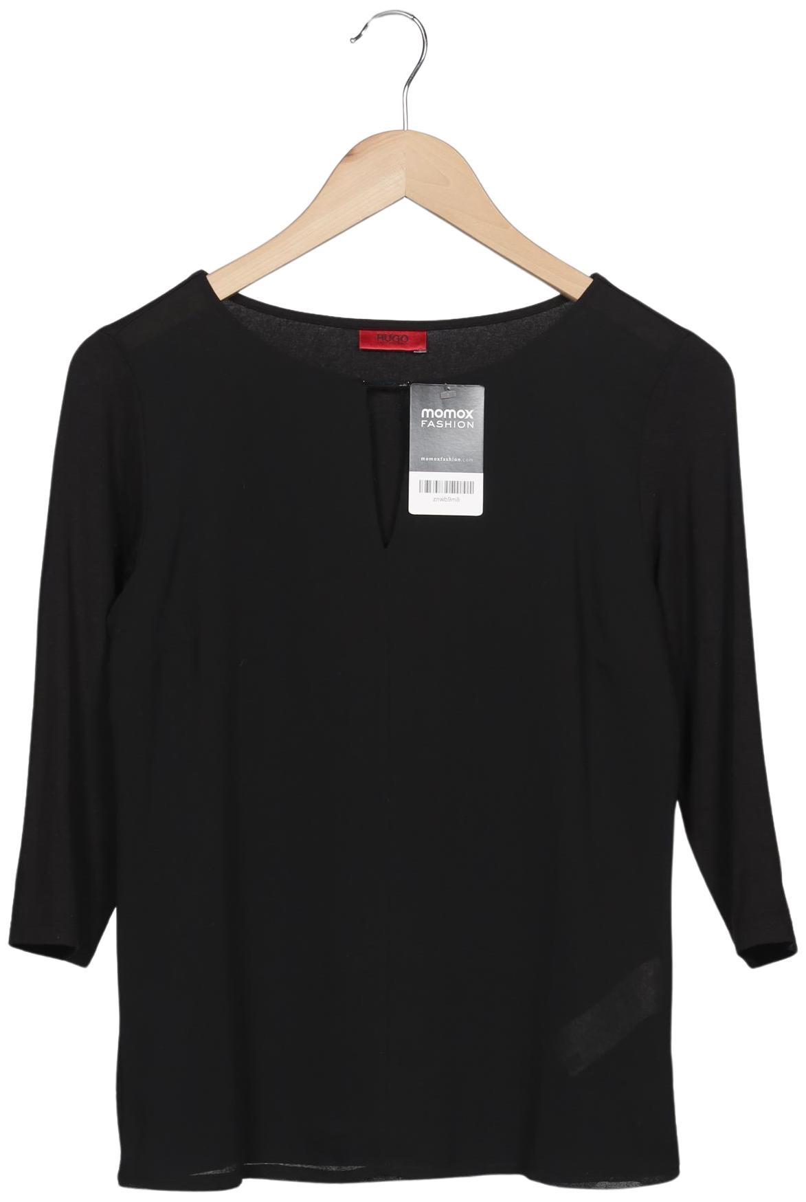 

Hugo by Hugo Boss Damen Langarmshirt, schwarz, Gr. 36