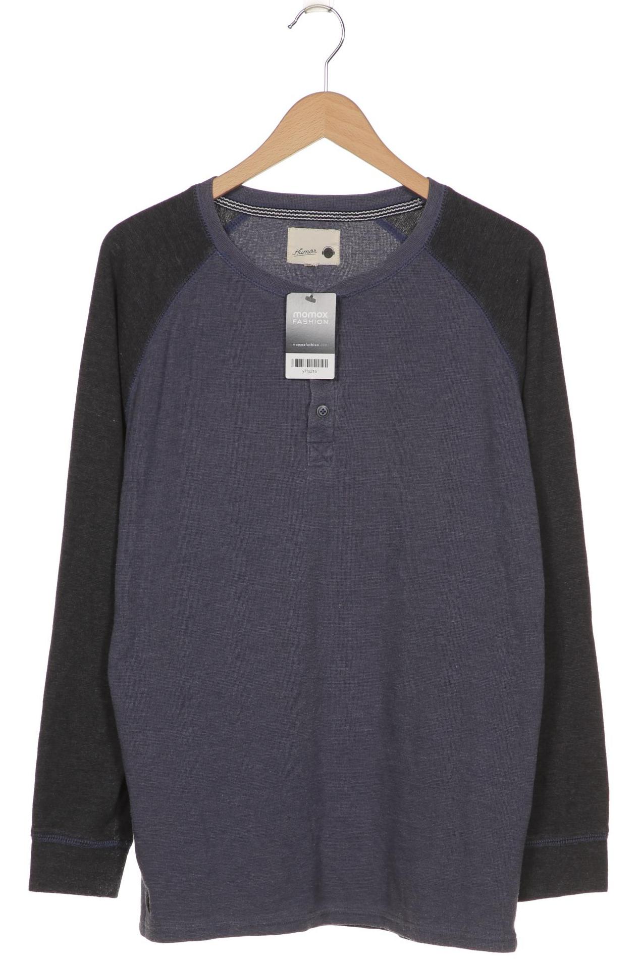 

Humör Herren Langarmshirt, blau, Gr. 52