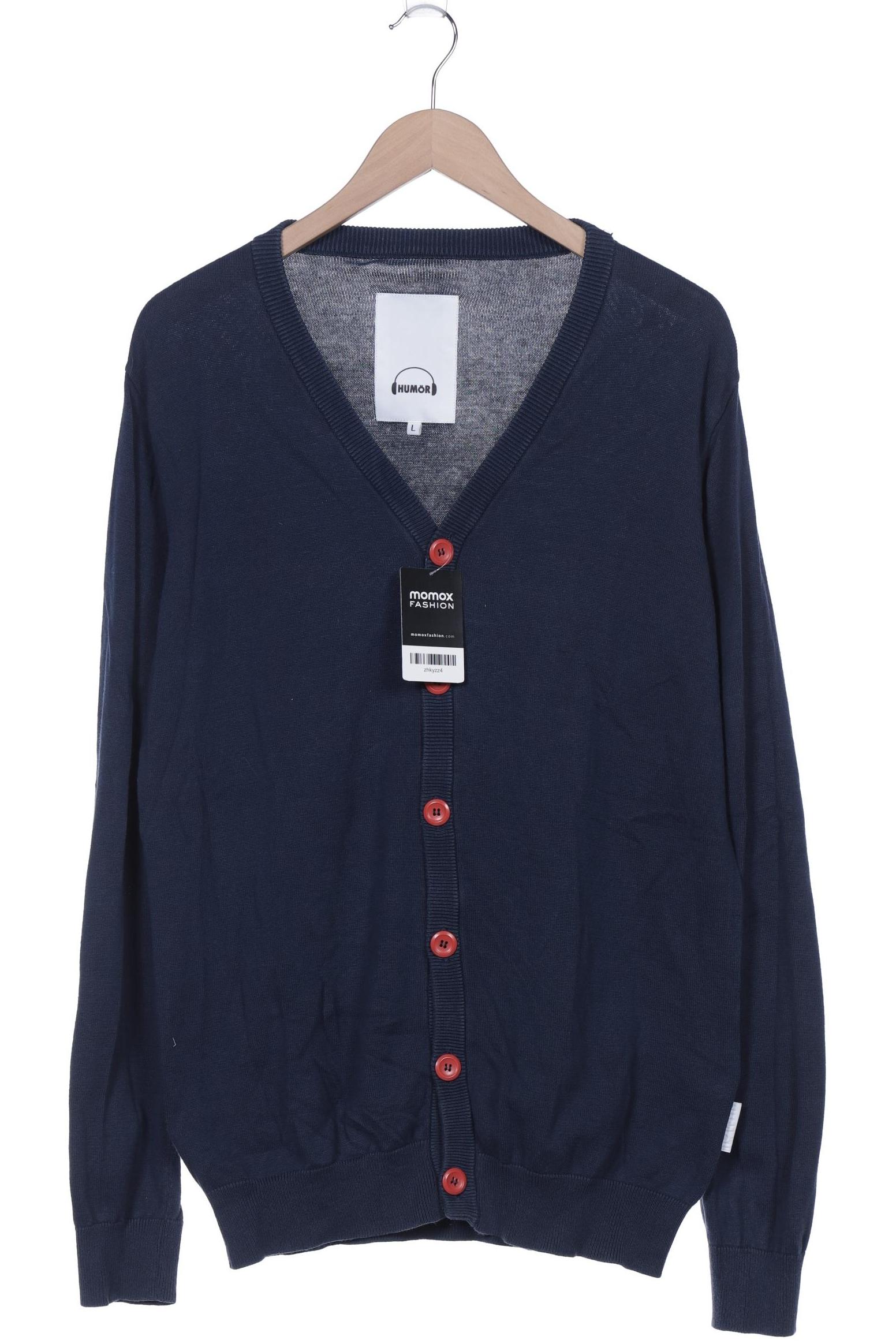 

Humör Herren Strickjacke, blau, Gr. 52