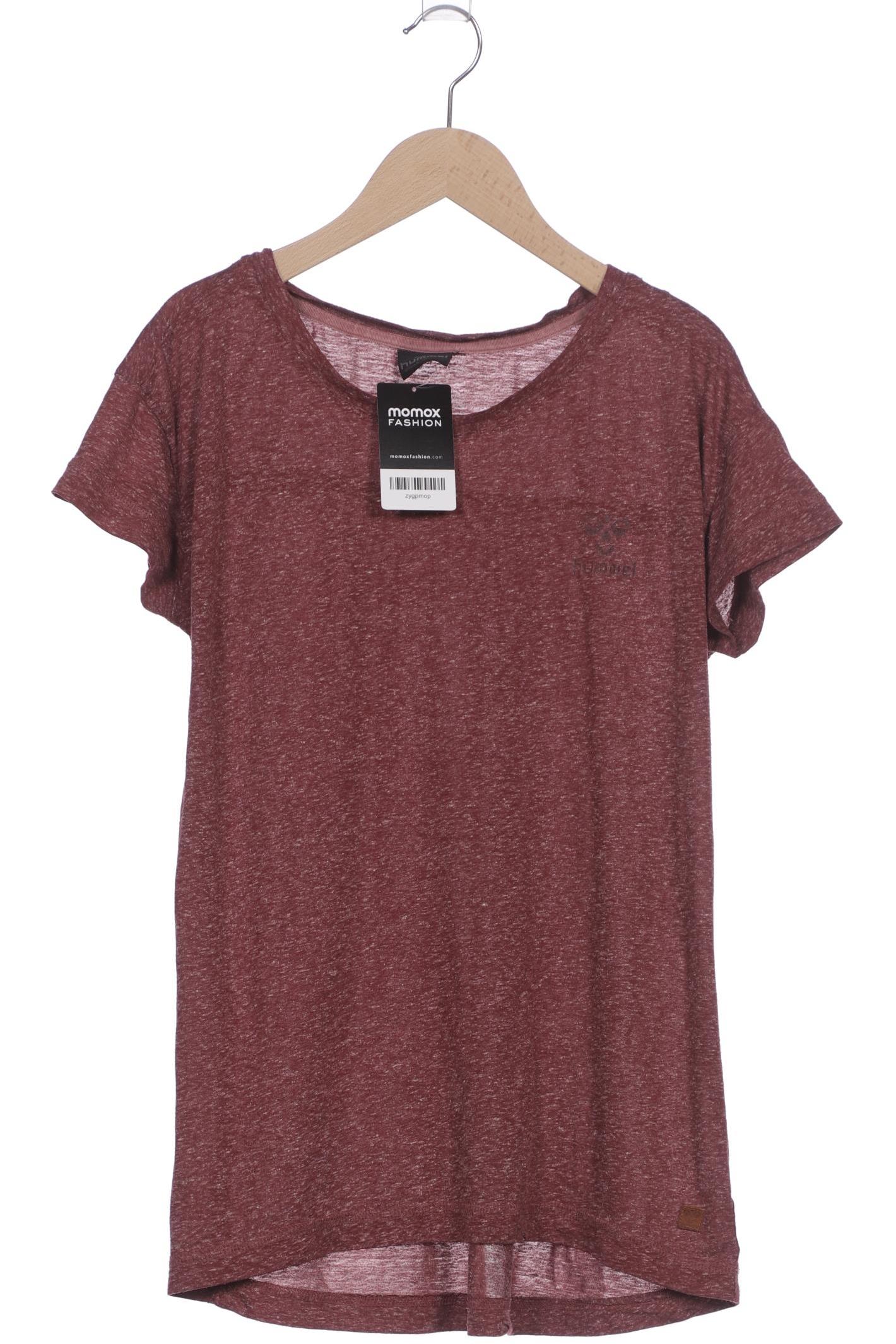

hummel Damen T-Shirt, bordeaux, Gr. 42