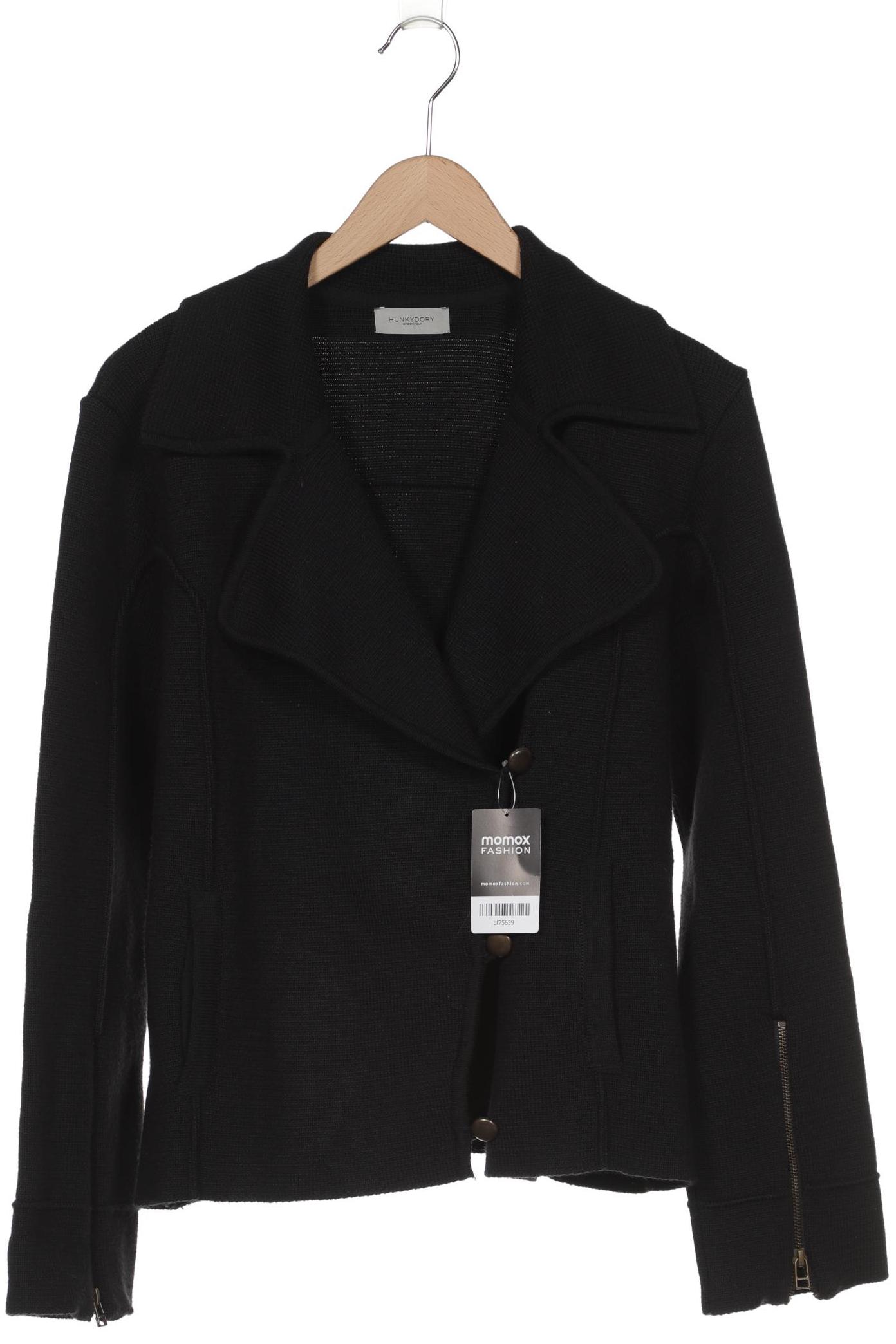 

Hunkydory Damen Strickjacke, schwarz, Gr. 44