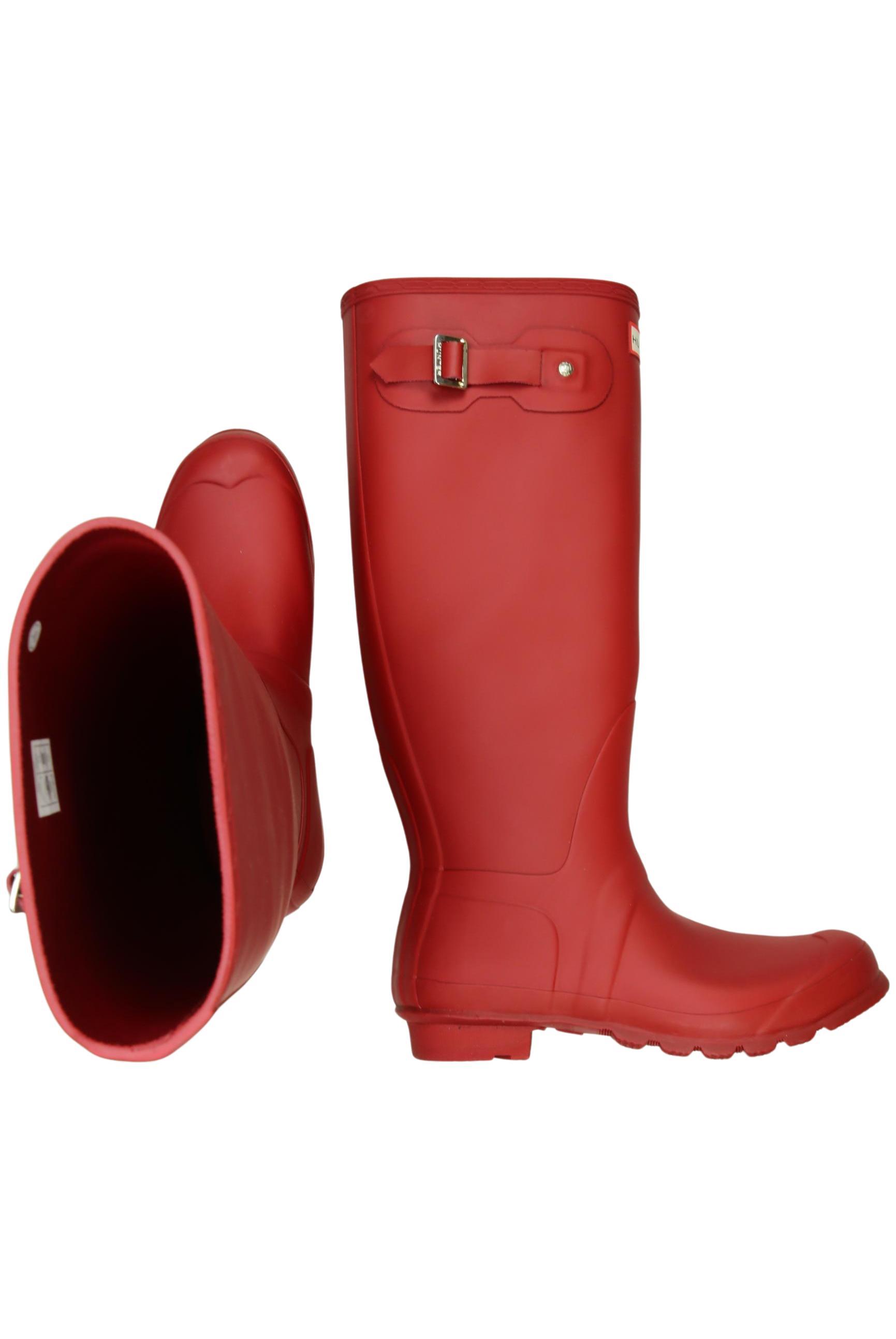 

Hunter Damen Stiefel, rot, Gr. 7