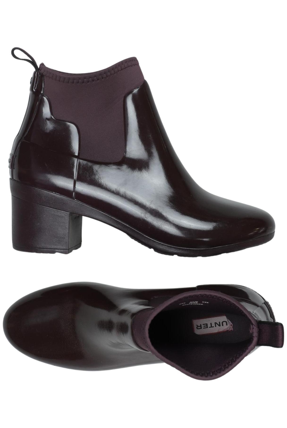

Hunter Damen Stiefelette, bordeaux, Gr. 39