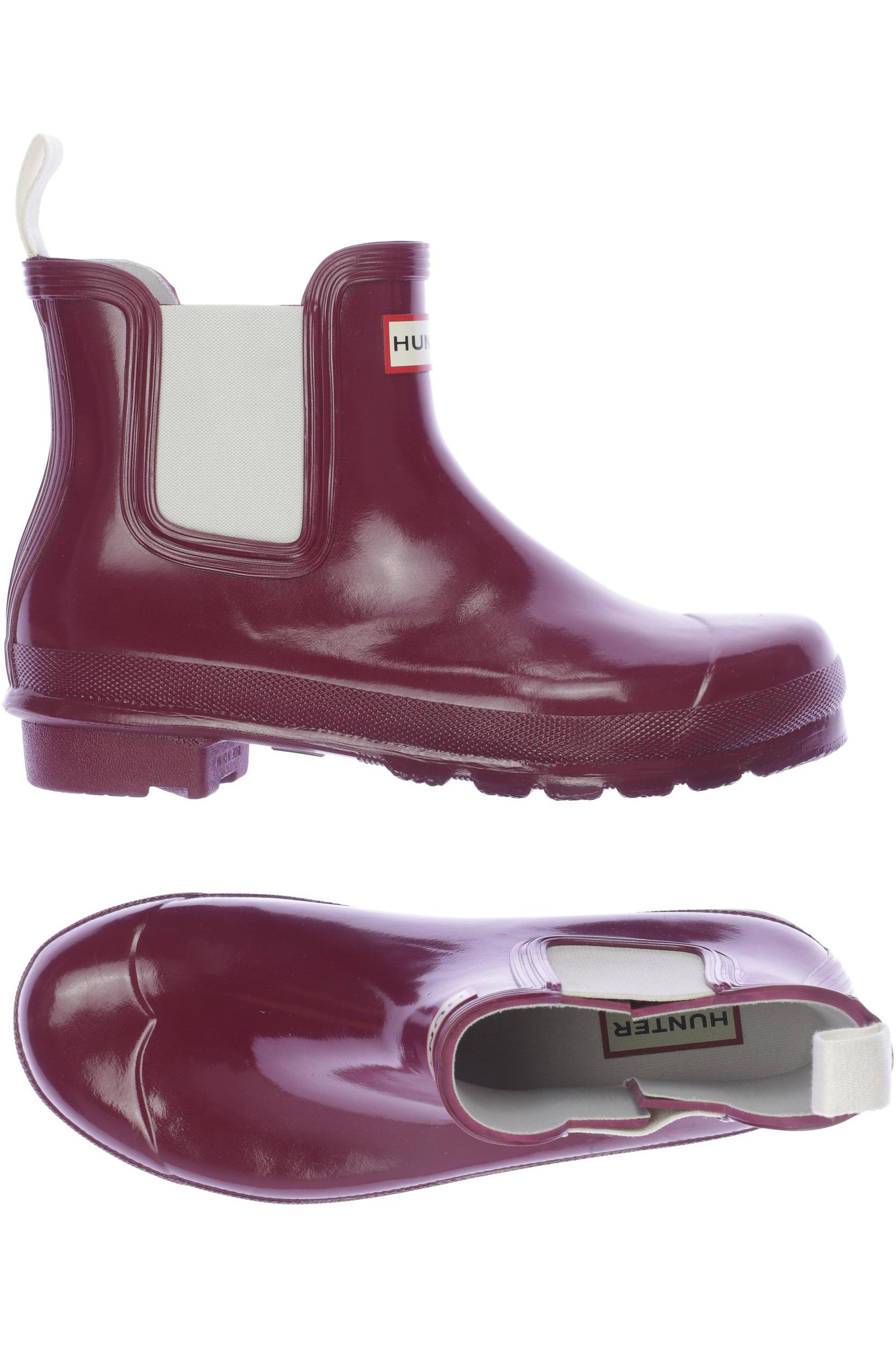 

Hunter Damen Stiefelette, bordeaux, Gr. 7