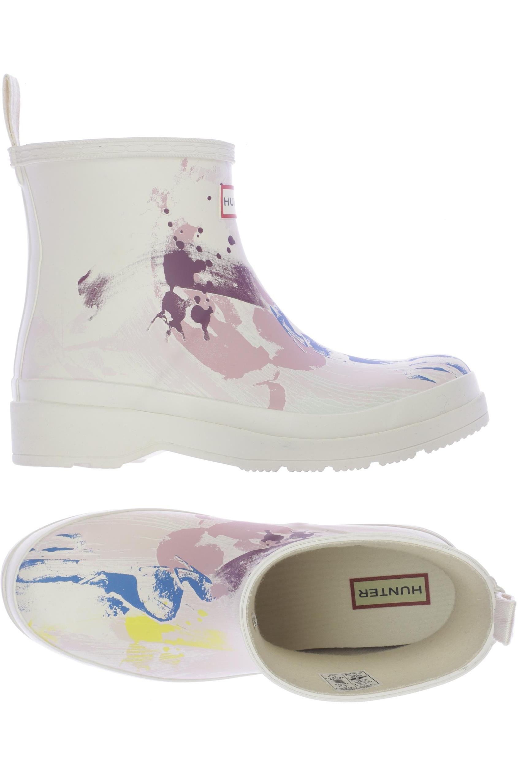 

Hunter Damen Stiefelette, cremeweiß, Gr. 6