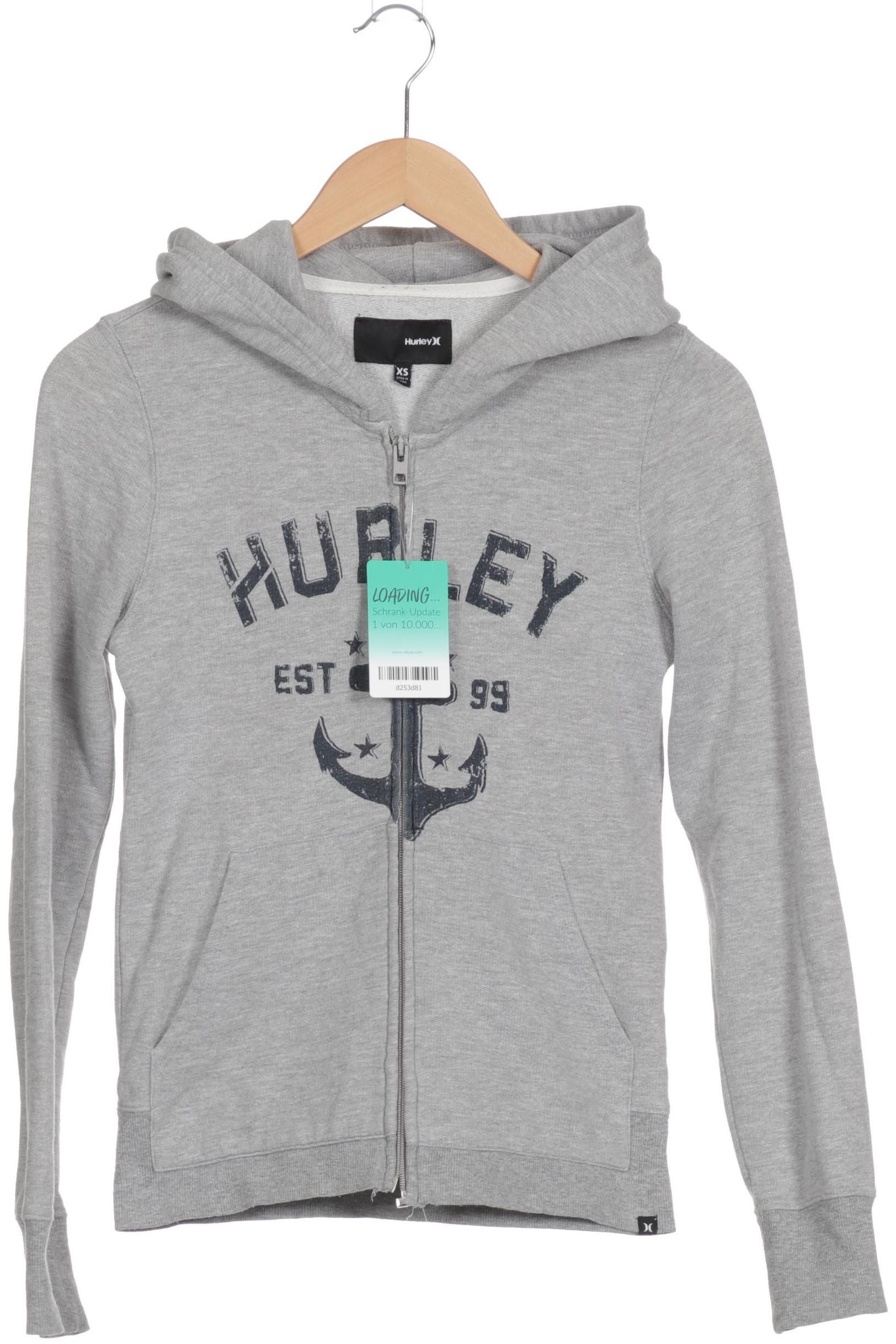 

Hurley Damen Kapuzenpullover, grau, Gr.