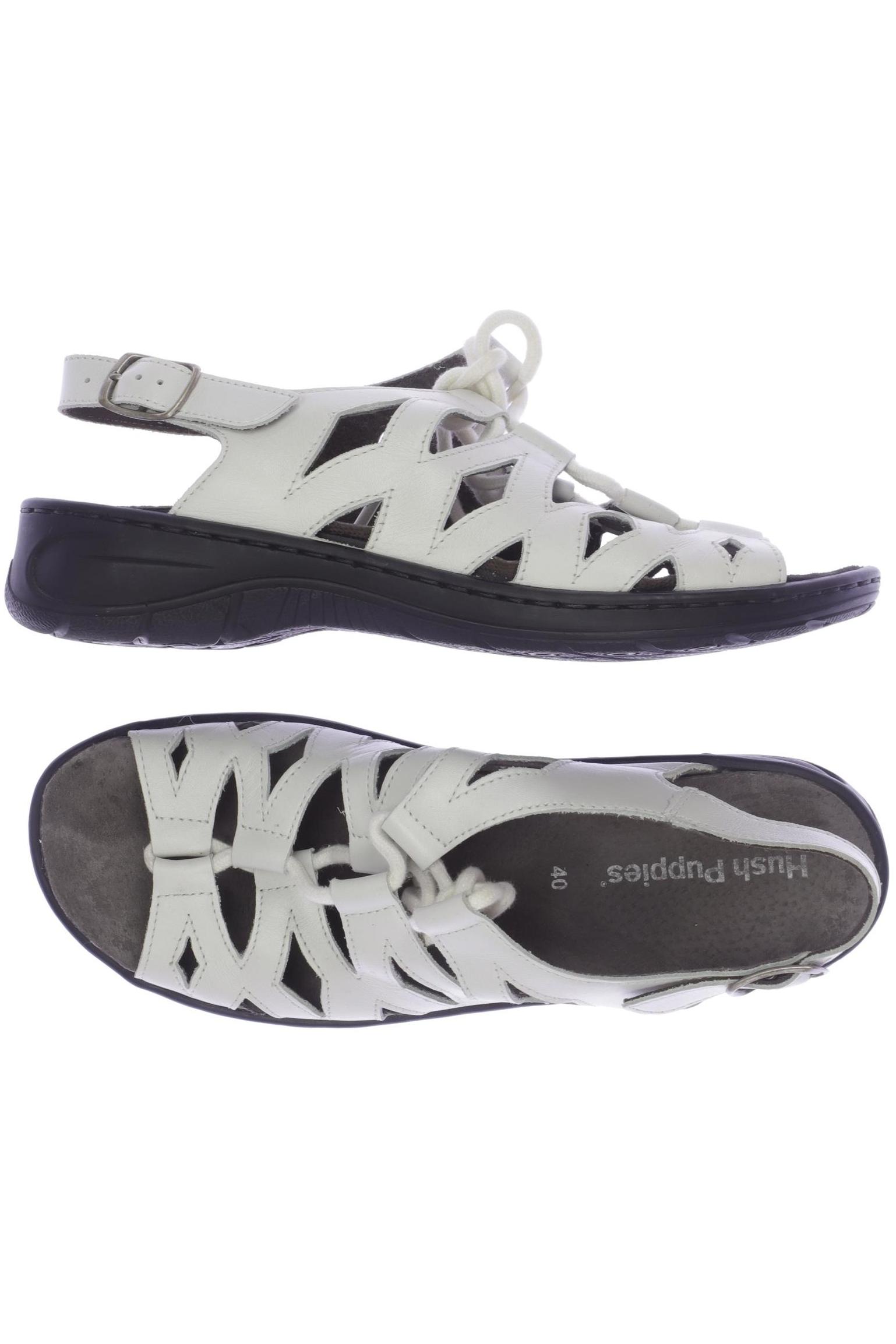 

Hush Puppies Damen Sandale, weiß, Gr. 40