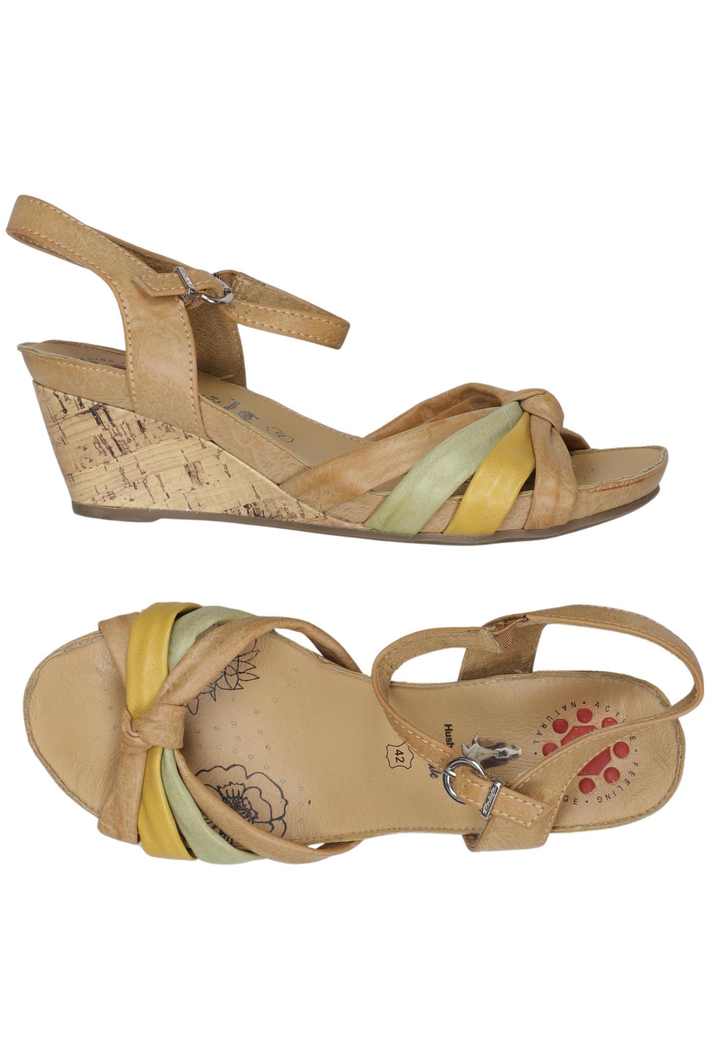 

Hush Puppies Damen Sandale, beige, Gr. 42