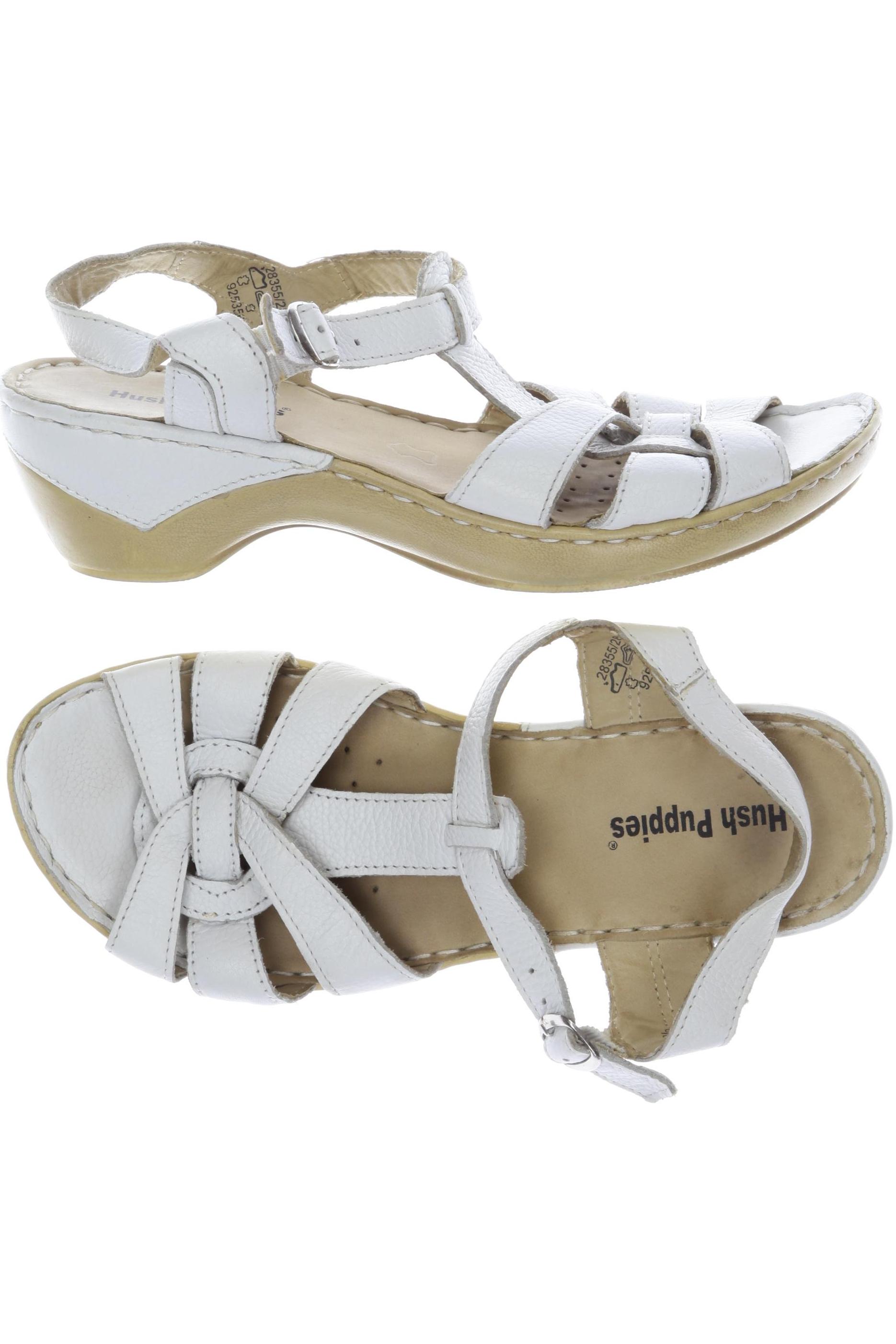 

Hush Puppies Damen Sandale, weiß, Gr. 3.5