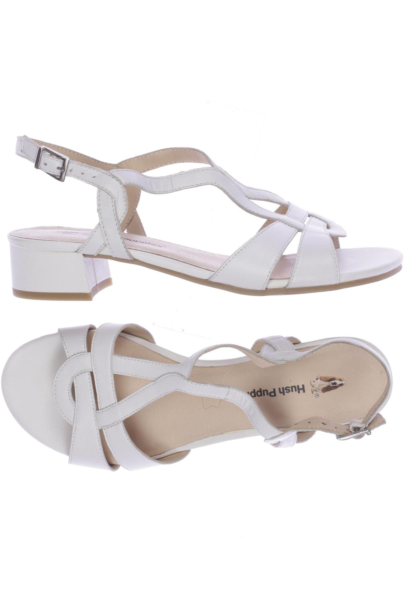 

Hush Puppies Damen Sandale, weiß, Gr. 5
