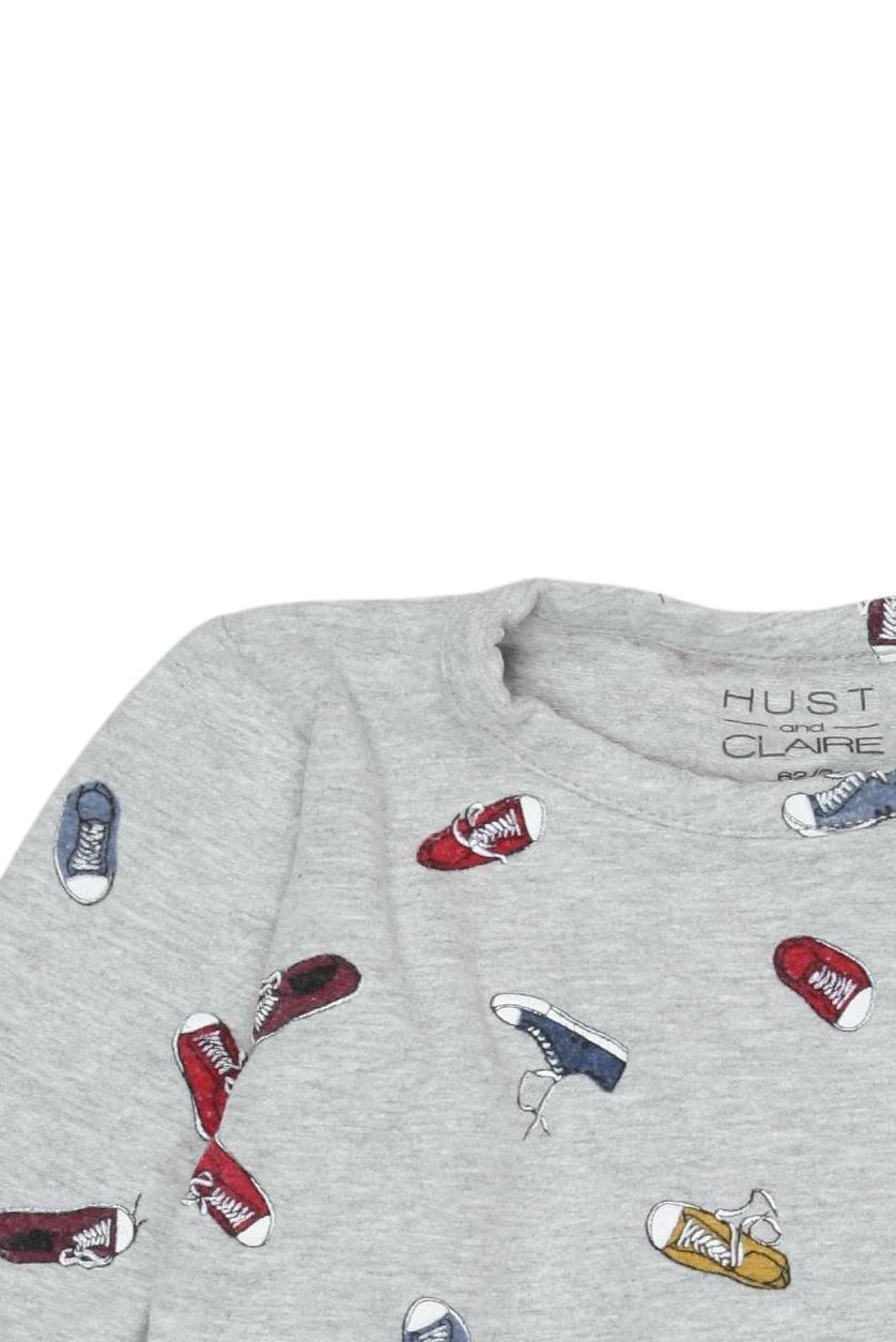 Thumbnail - Hust &amp; Claire Herren Langarmshirt, grau, Gr. 62