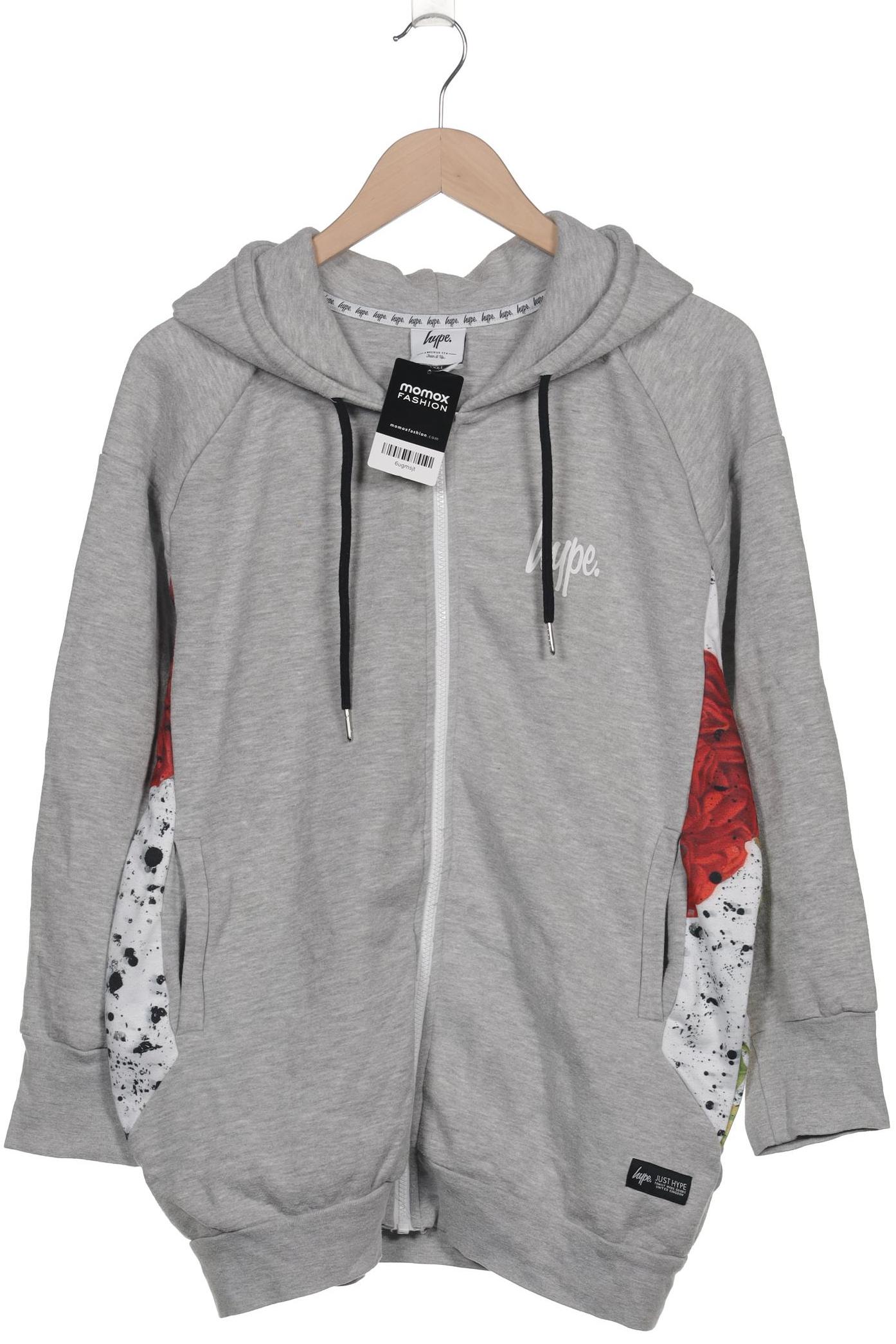 

hype Damen Kapuzenpullover, grau, Gr. 42