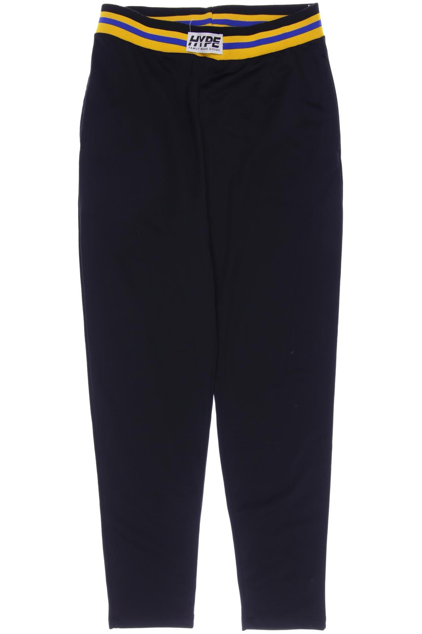 

hype Damen Stoffhose, schwarz, Gr. 10