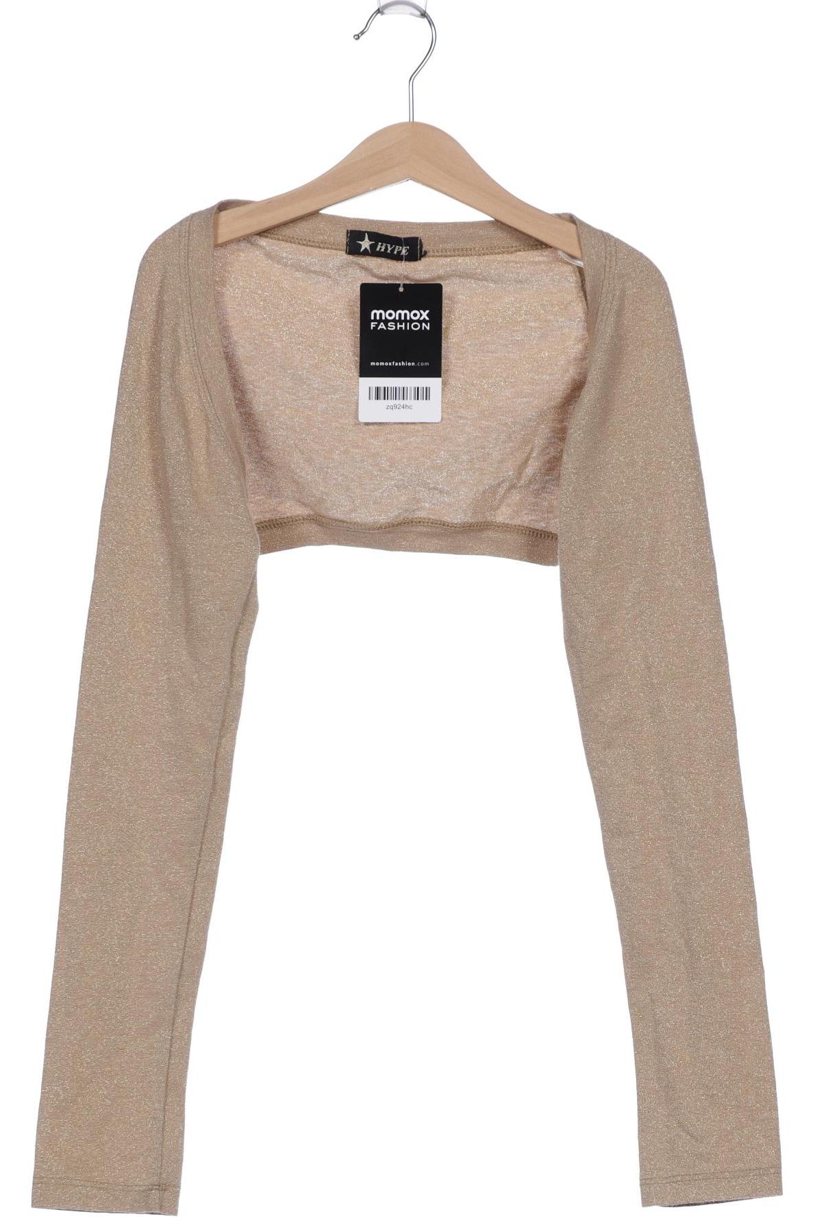 

hype Damen Strickjacke, gold, Gr. 152