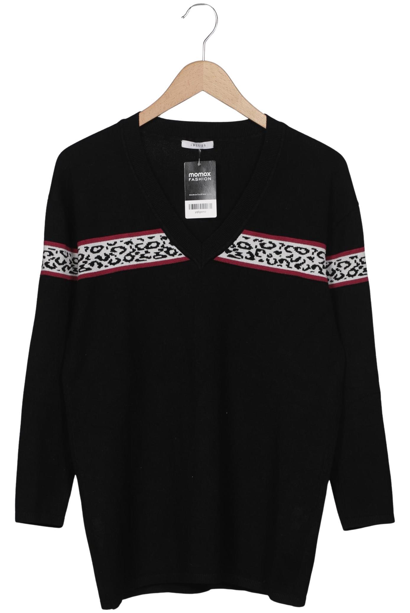 

i Blues Damen Pullover, schwarz, Gr. 42