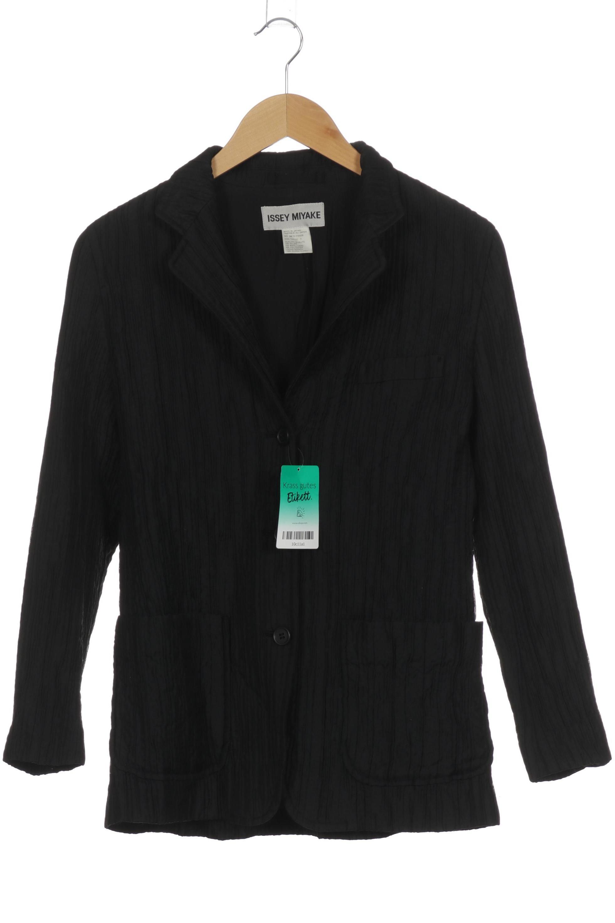 

Issey Miyake Damen Jacke, schwarz, Gr.