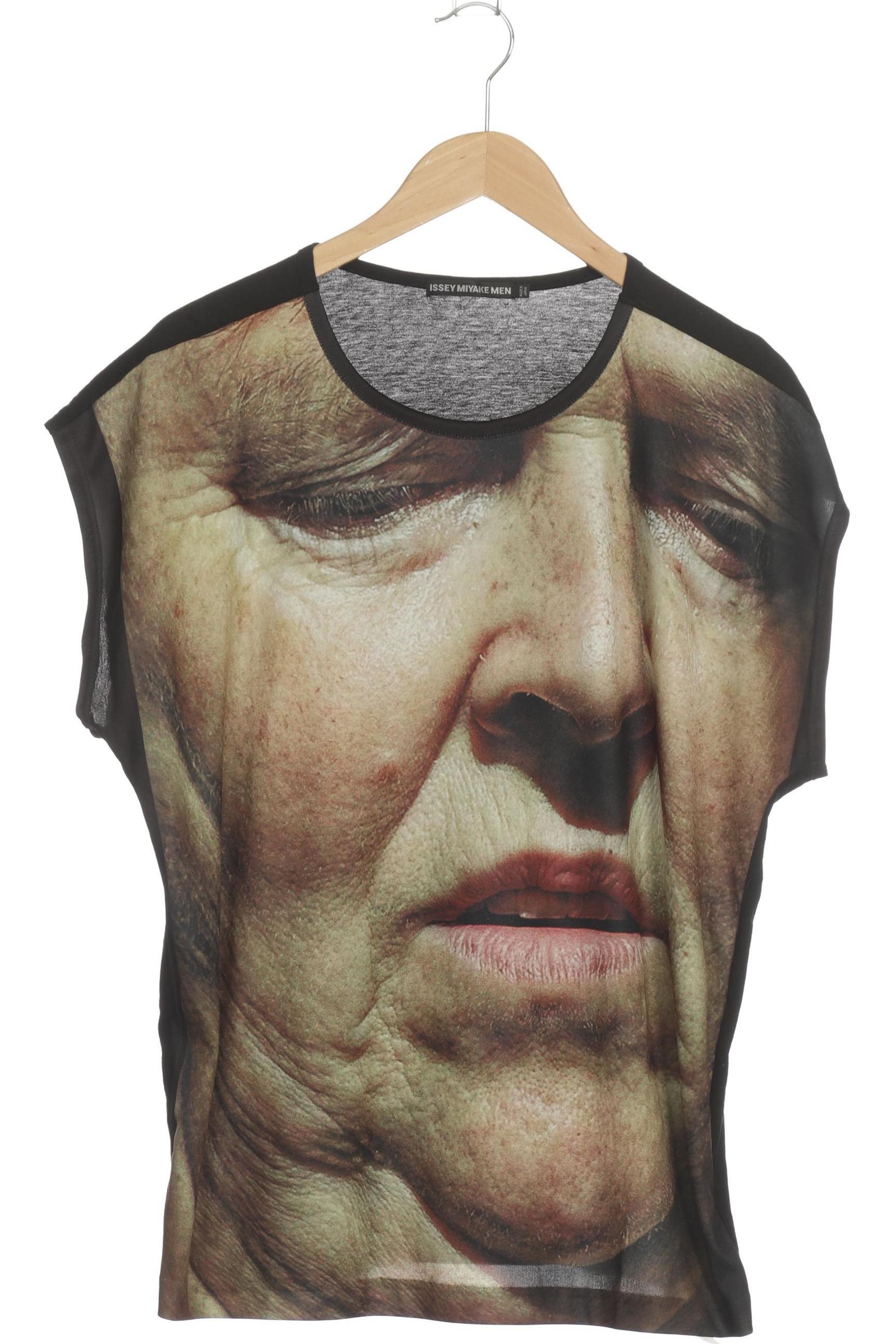 

Issey Miyake Damen T-Shirt, schwarz, Gr.