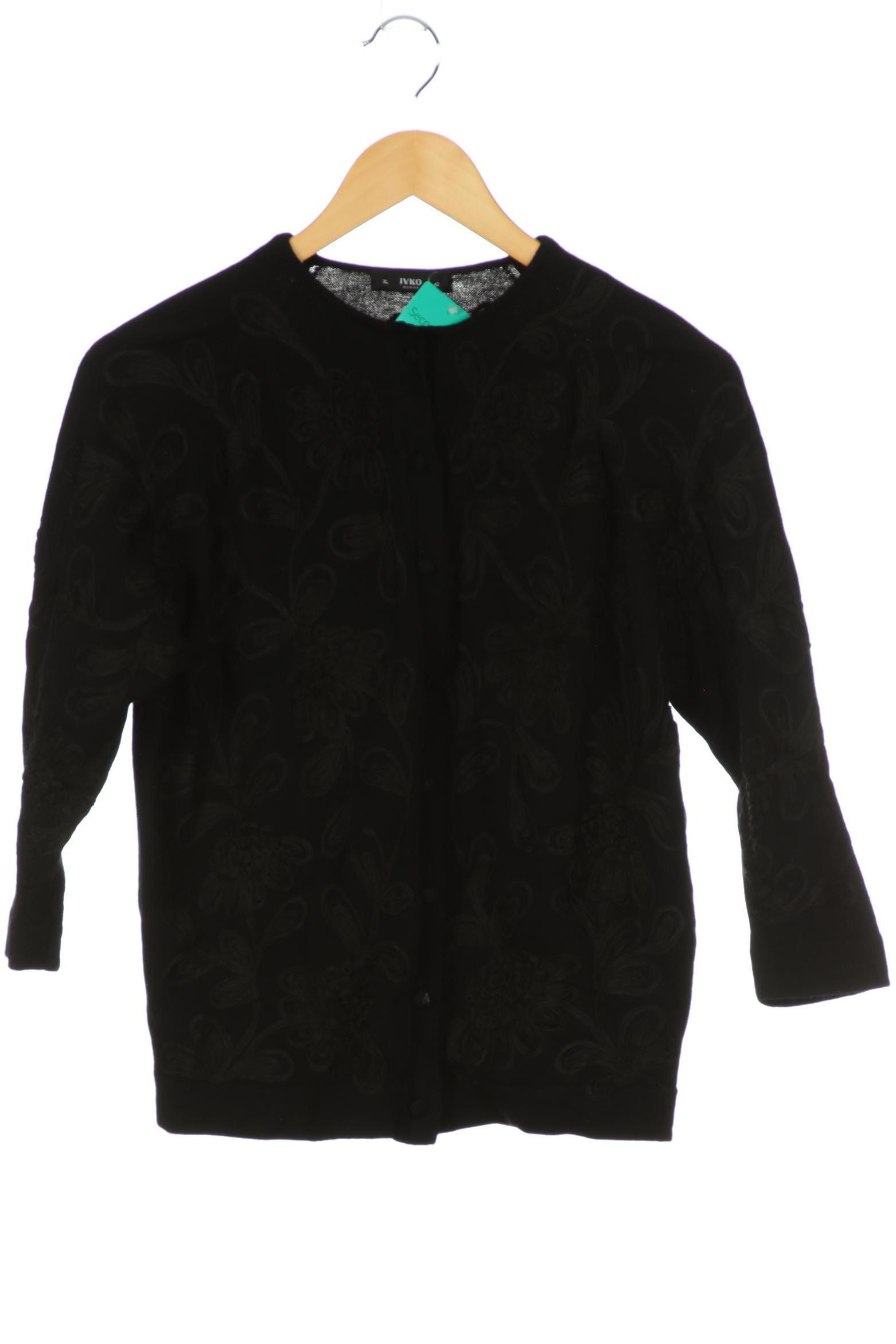 

Ivko Damen Strickjacke, schwarz, Gr. 42