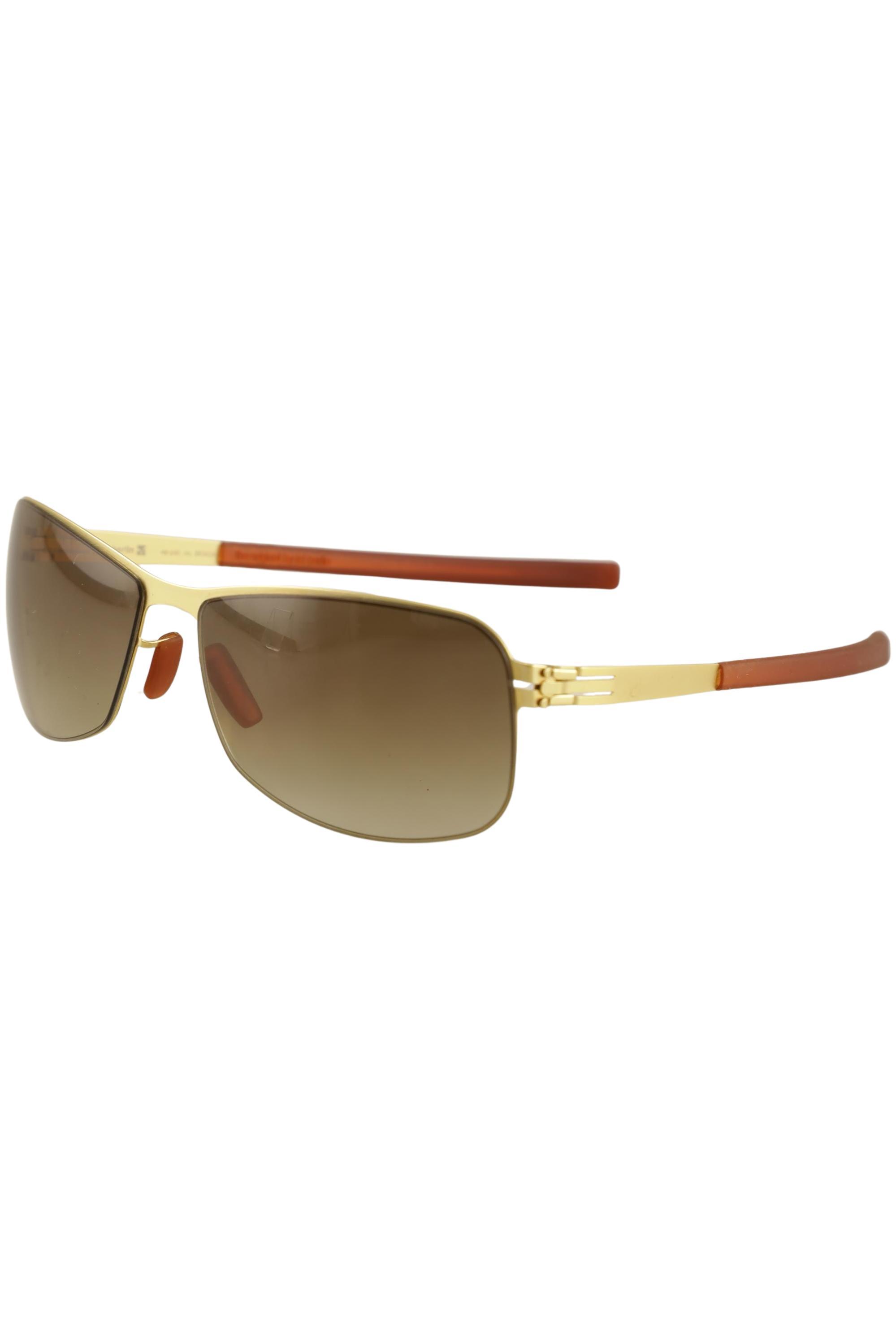 

ic! berlin Damen Sonnenbrille, gold, Gr.