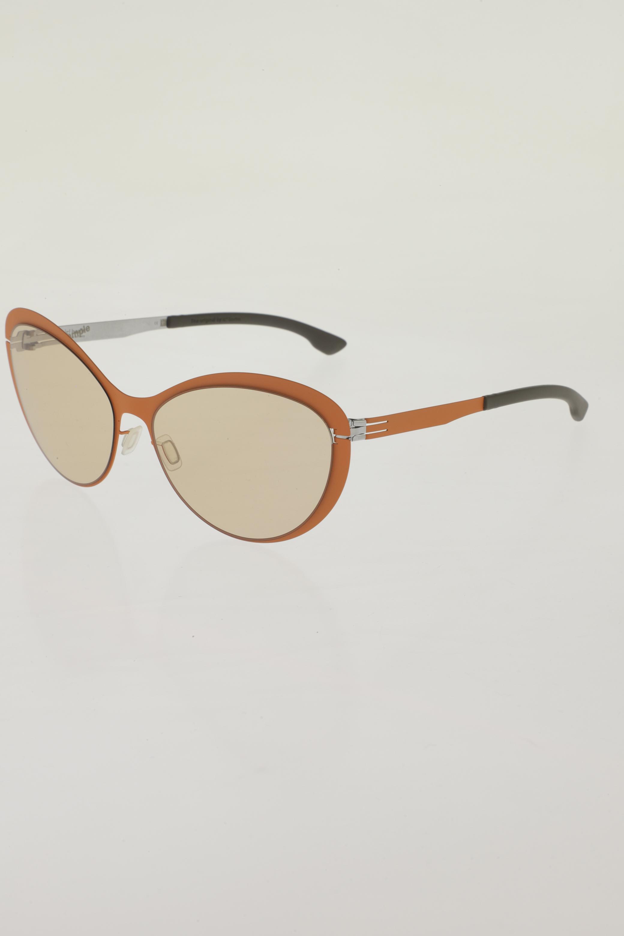 

ic! berlin Damen Sonnenbrille, orange, Gr.