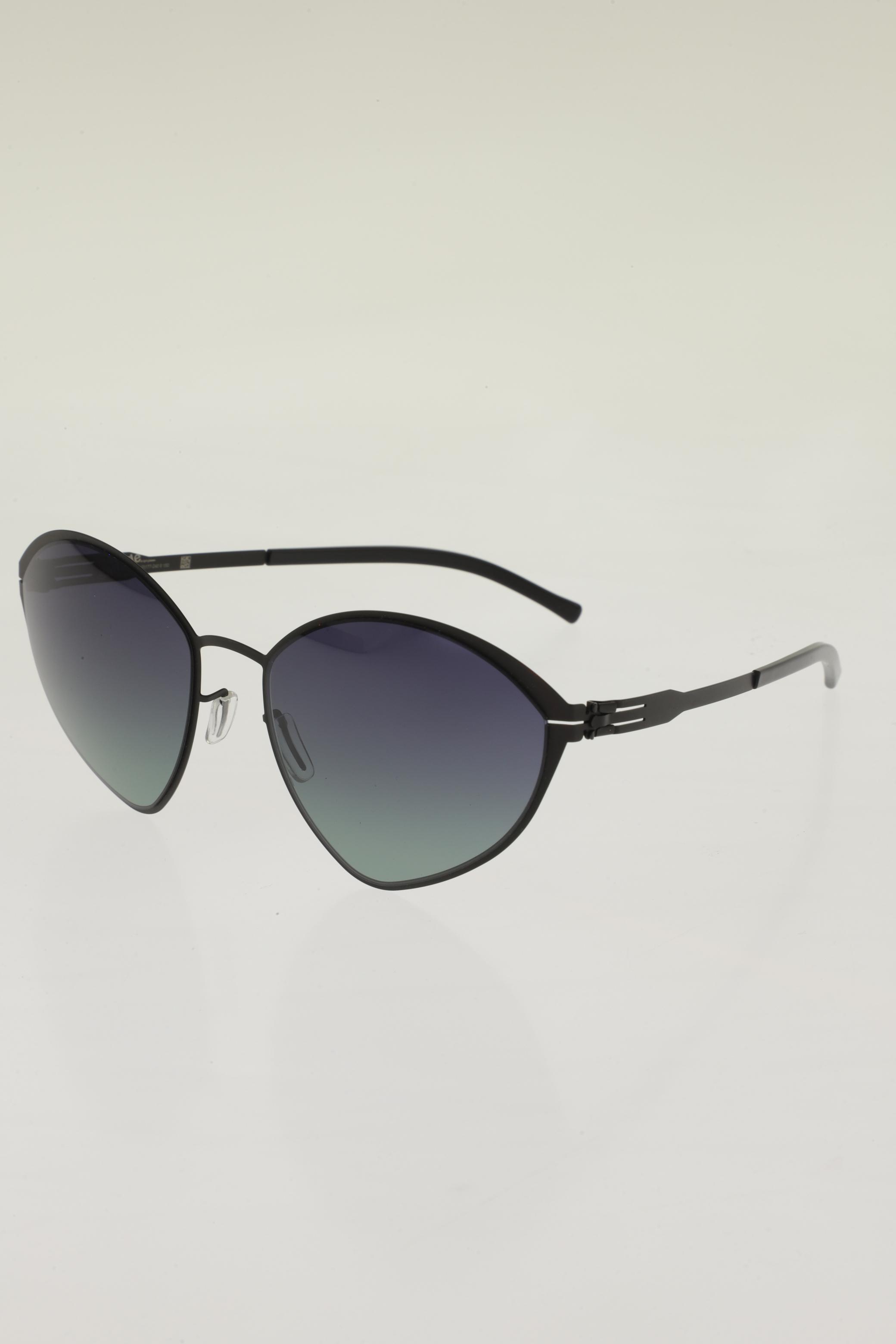 

ic! berlin Damen Sonnenbrille, schwarz, Gr.