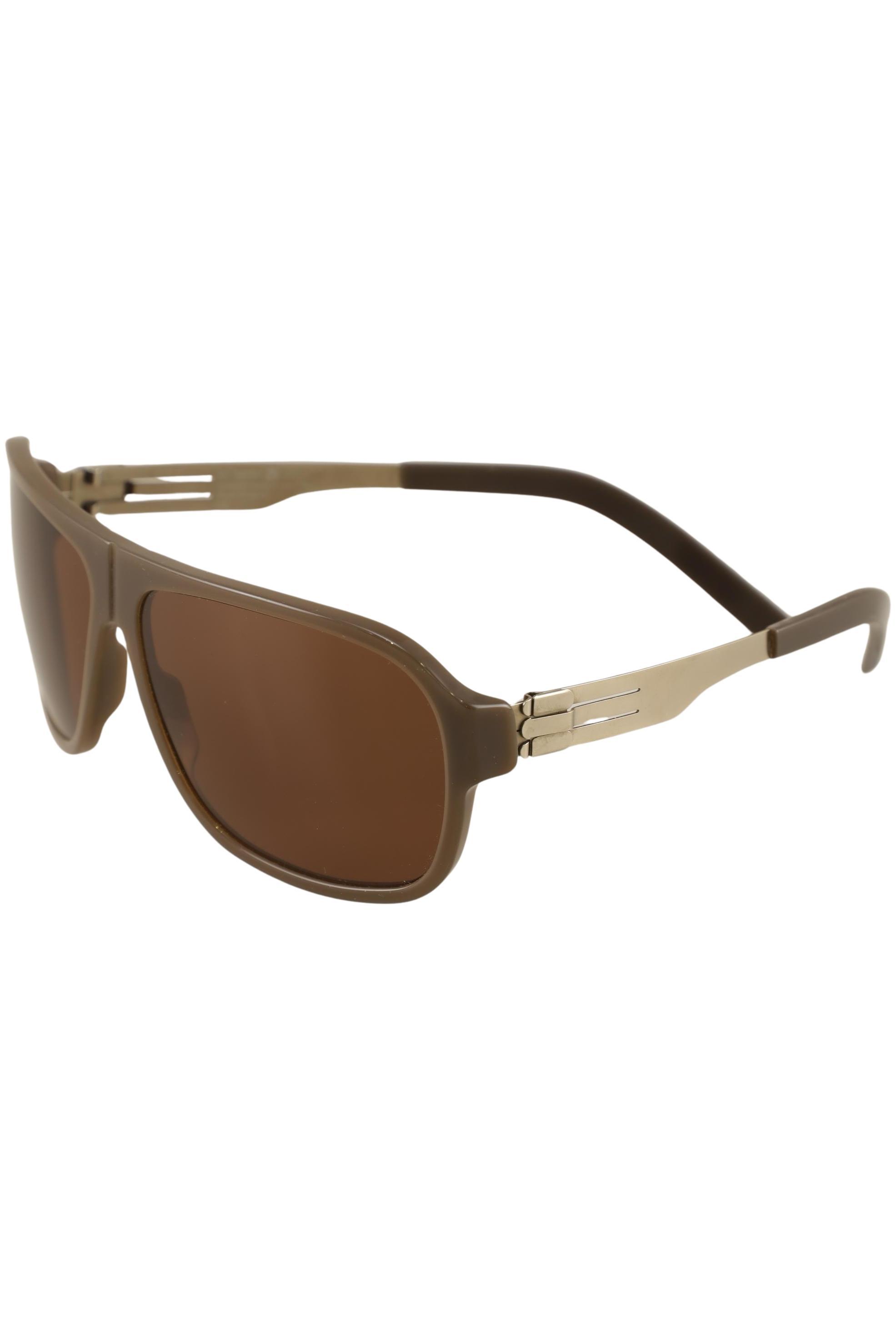 

ic! berlin Herren Sonnenbrille, braun, Gr.