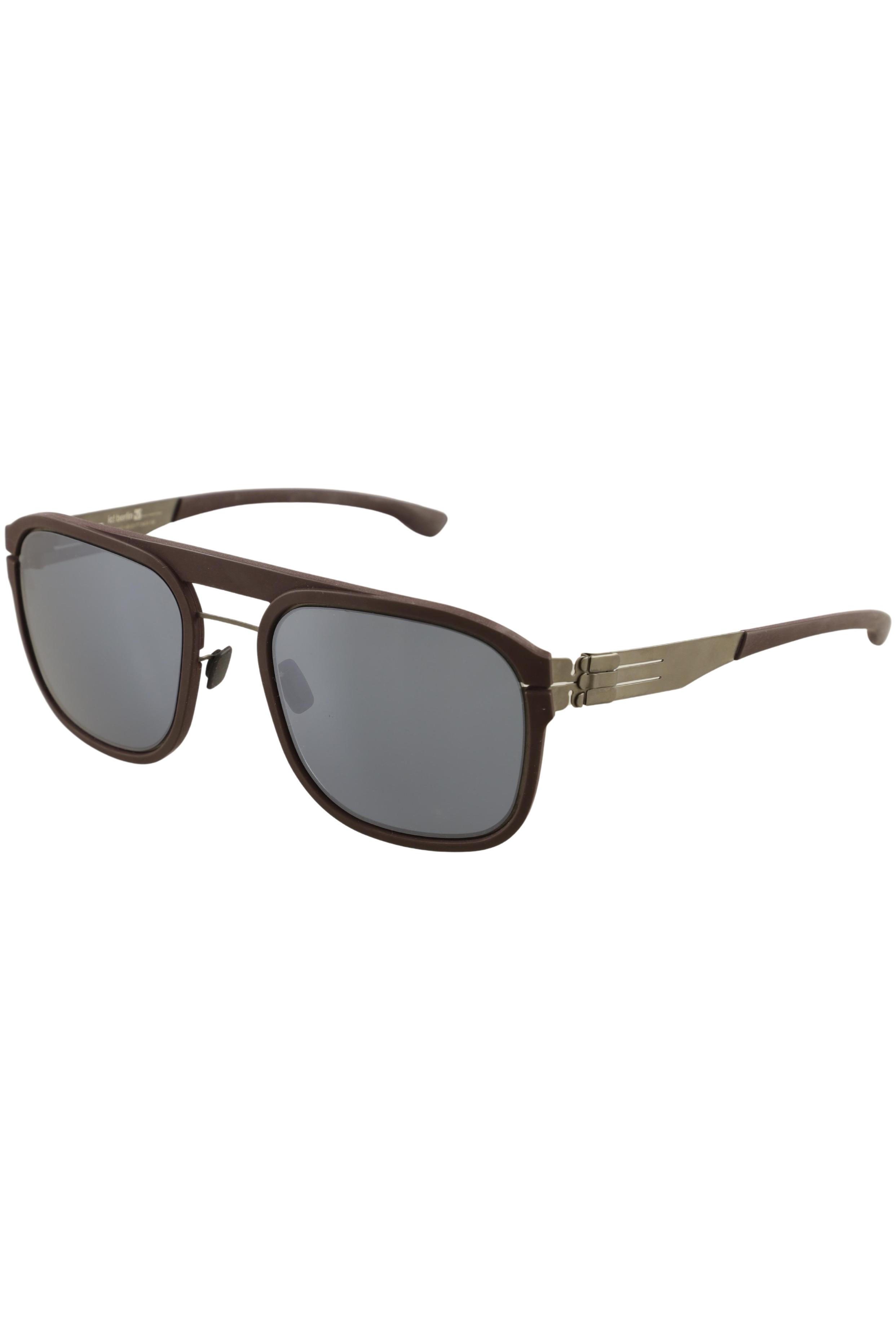 

ic! berlin Herren Sonnenbrille, bordeaux, Gr.