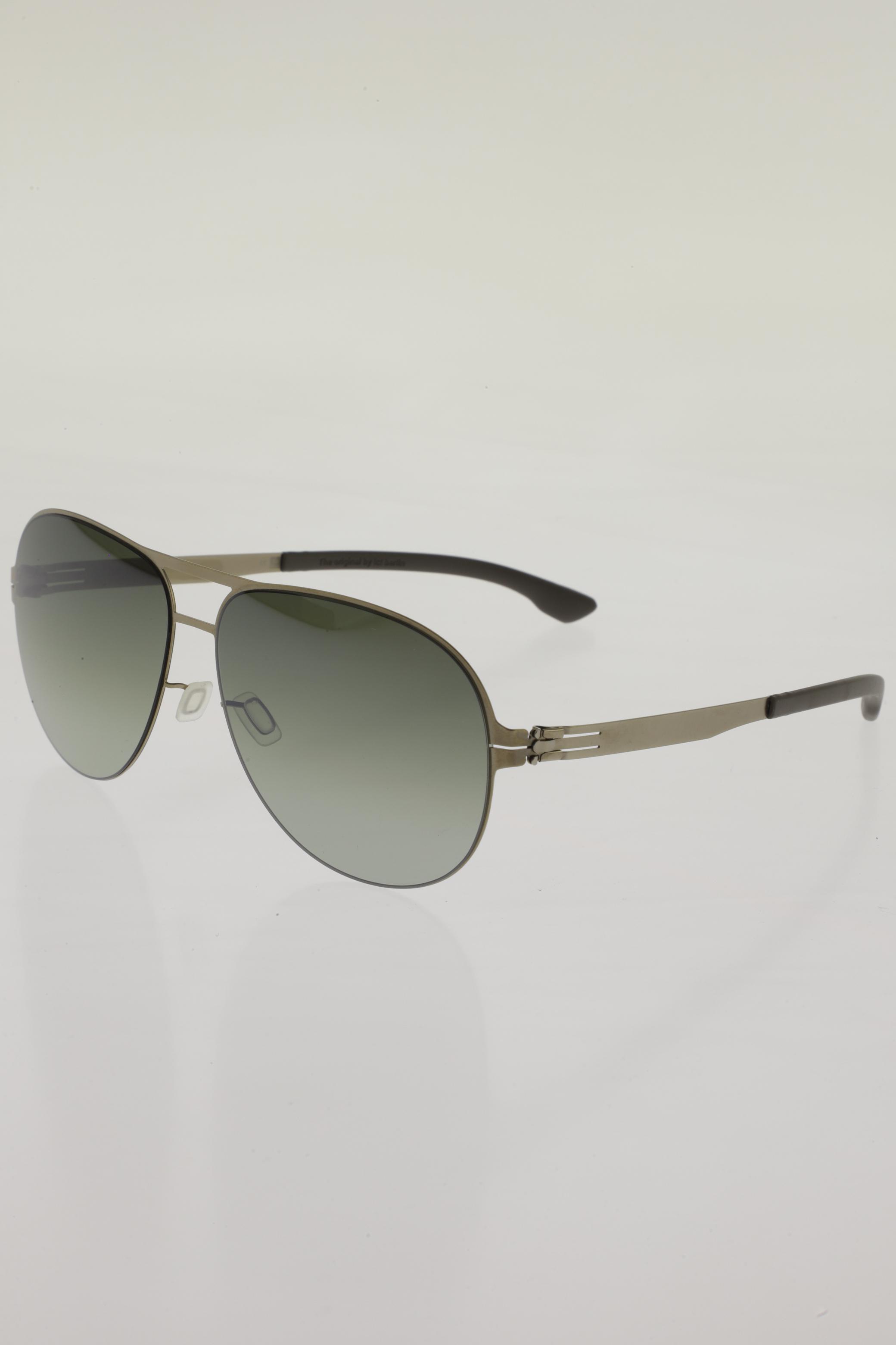 

ic! berlin Herren Sonnenbrille, silber, Gr.