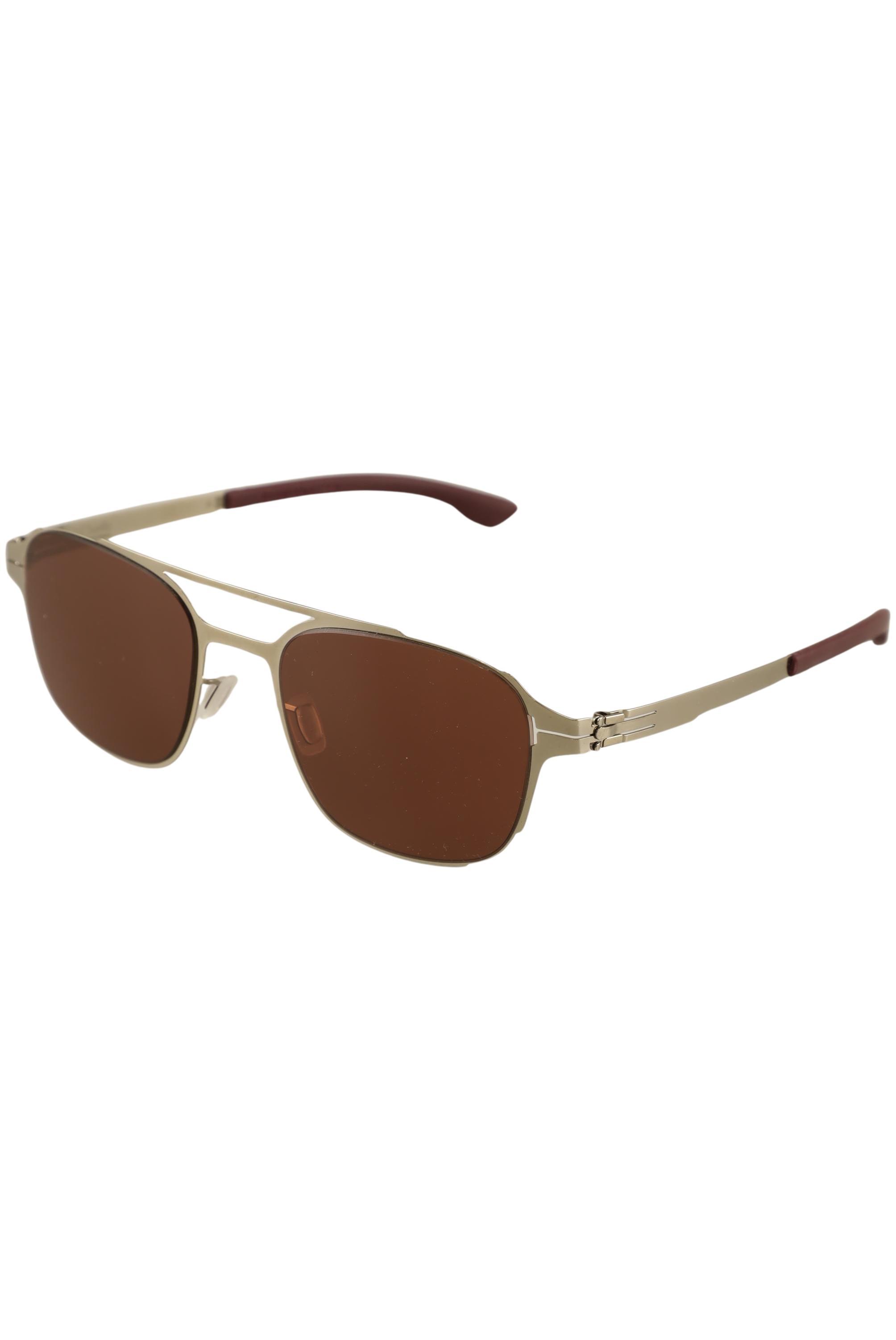

ic! berlin Herren Sonnenbrille, bordeaux, Gr.