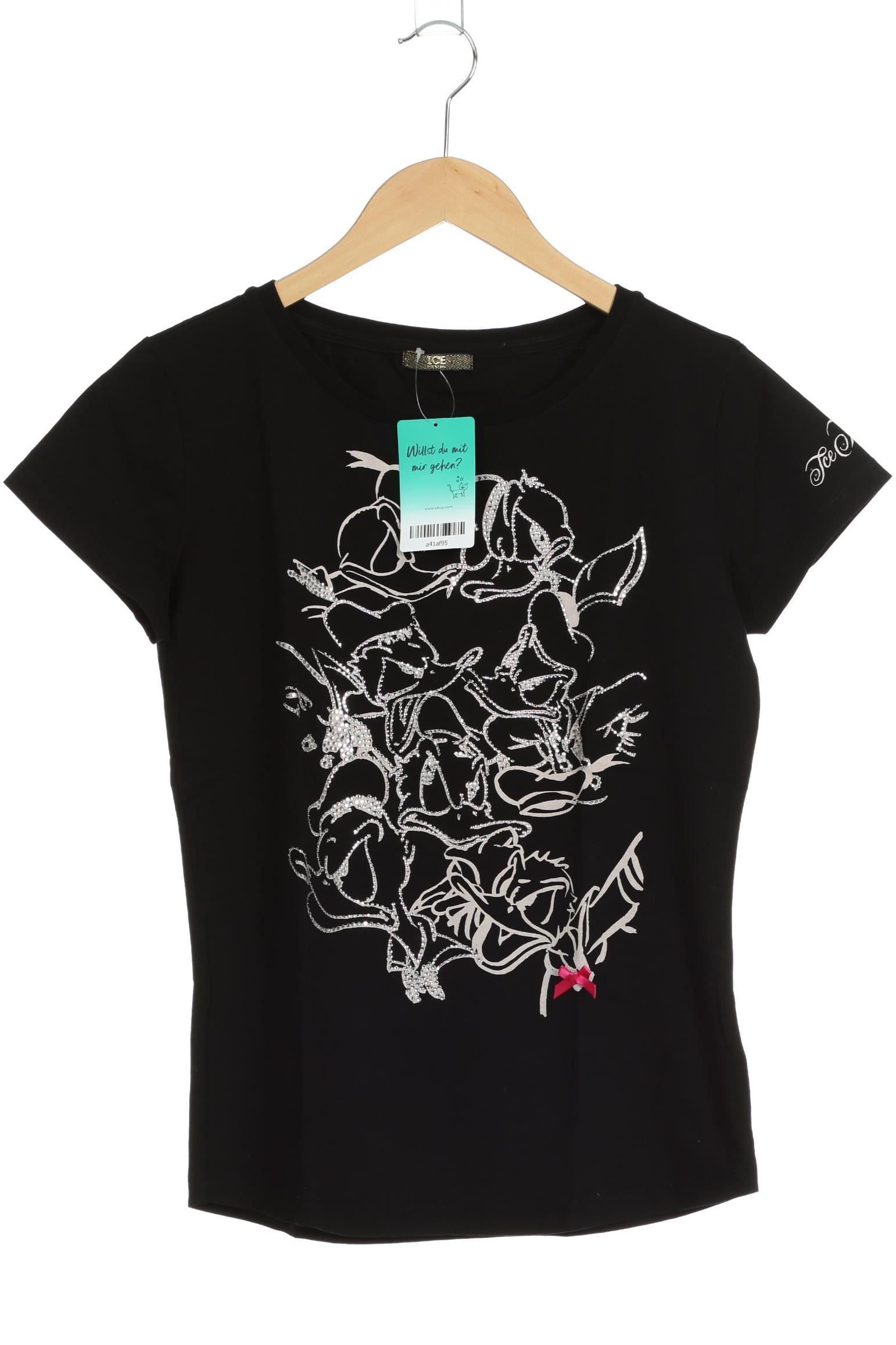 

Ice Iceberg Damen T-Shirt, schwarz, Gr. 42