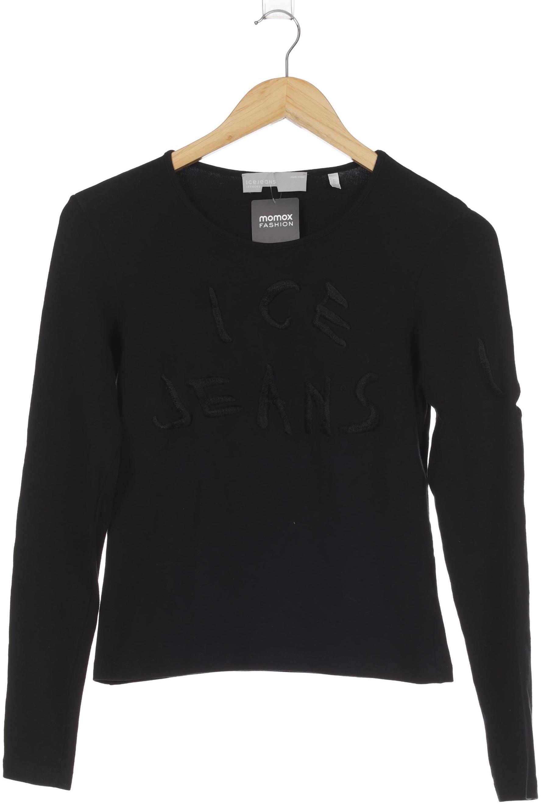 

Iceberg Damen Langarmshirt, schwarz, Gr.