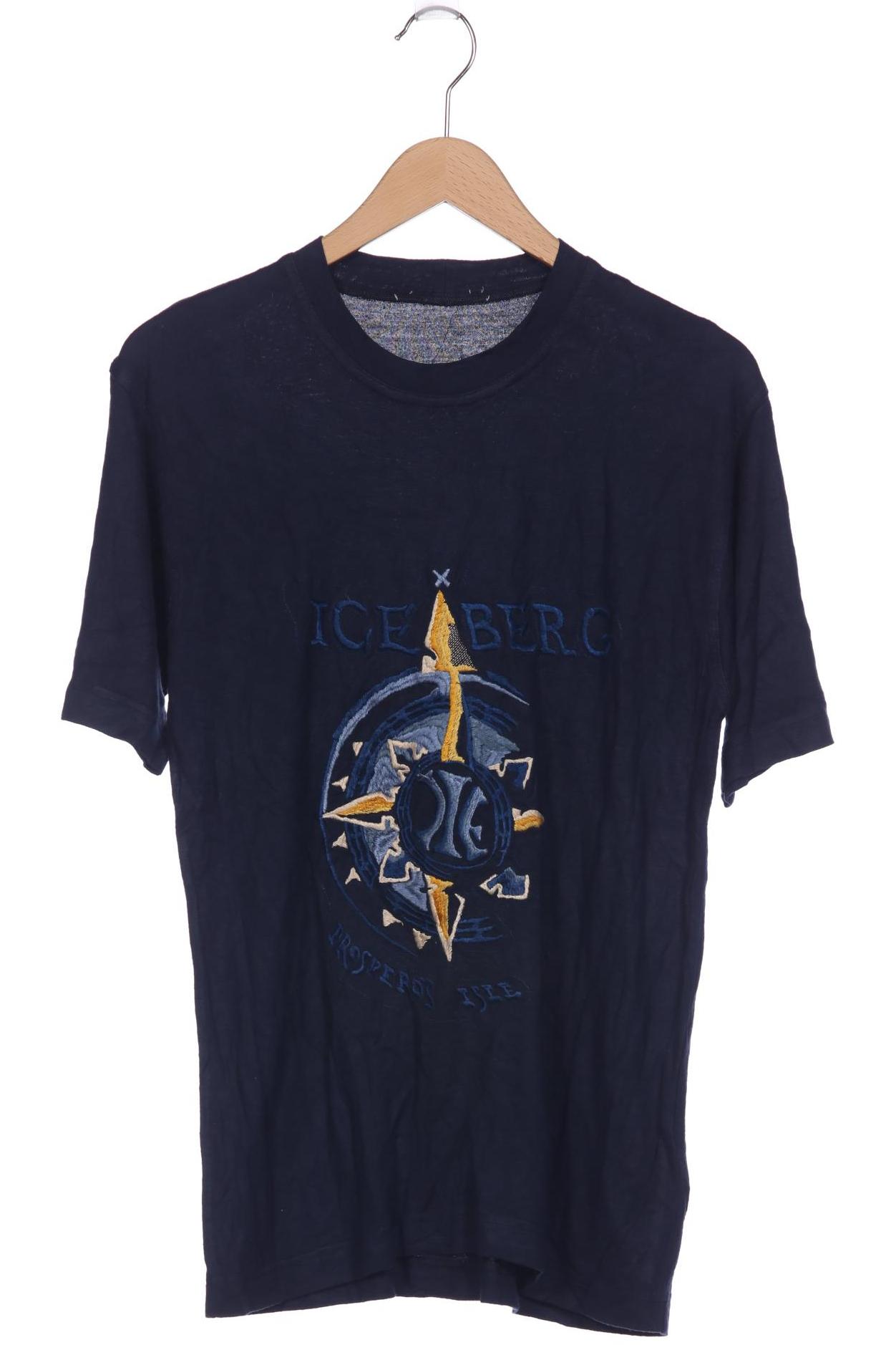 

Iceberg Damen T-Shirt, marineblau, Gr. 38