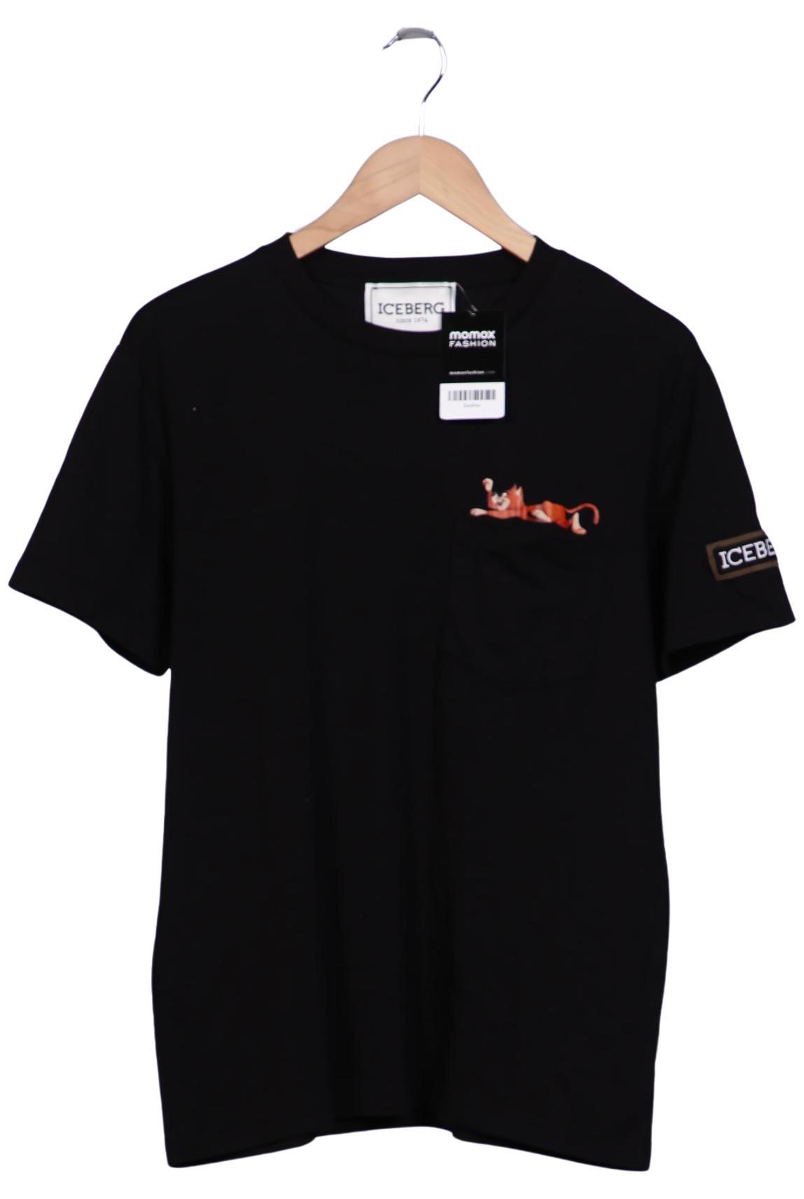 

Iceberg Herren T-Shirt, schwarz, Gr. 52