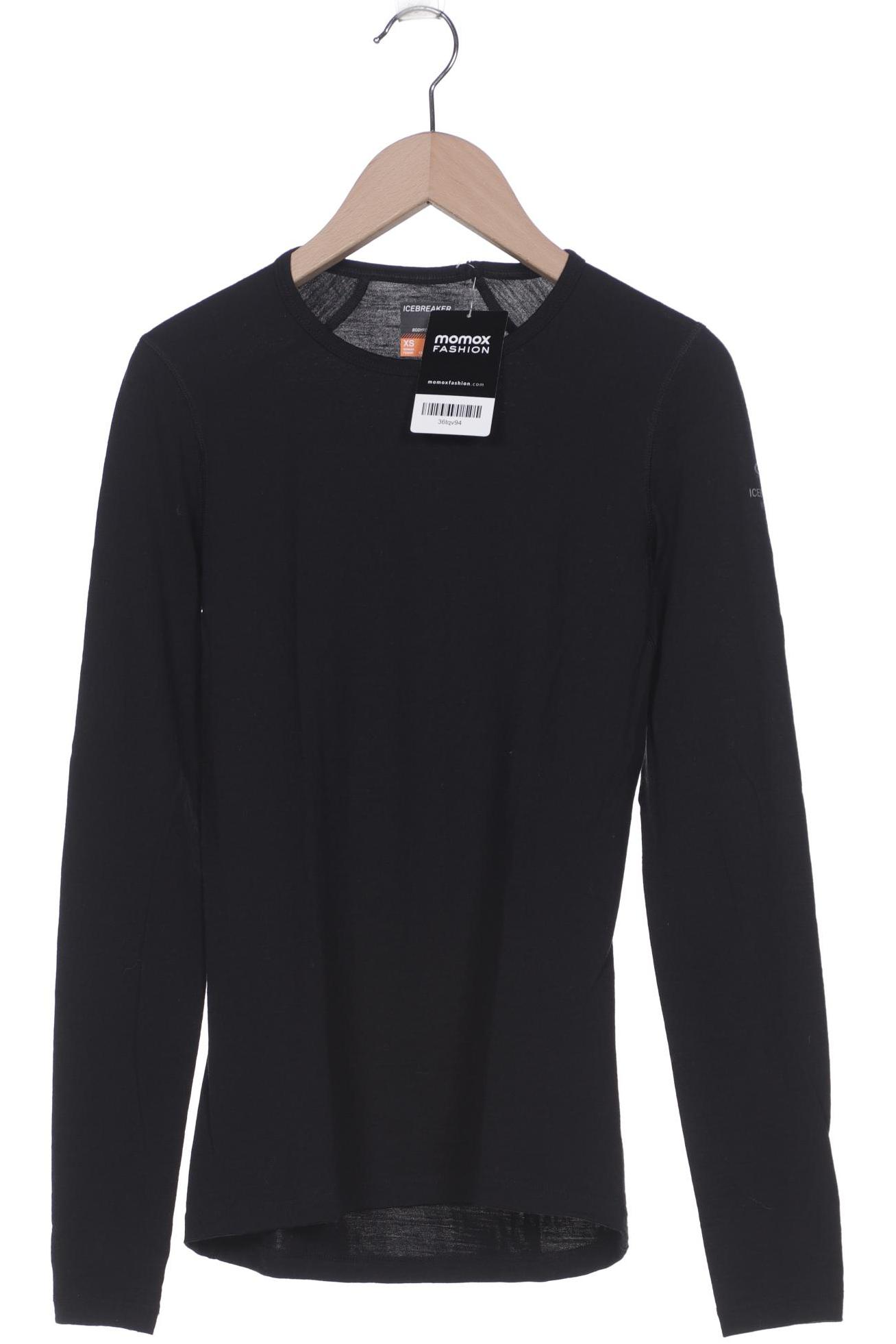 

Icebreaker Damen Langarmshirt, schwarz