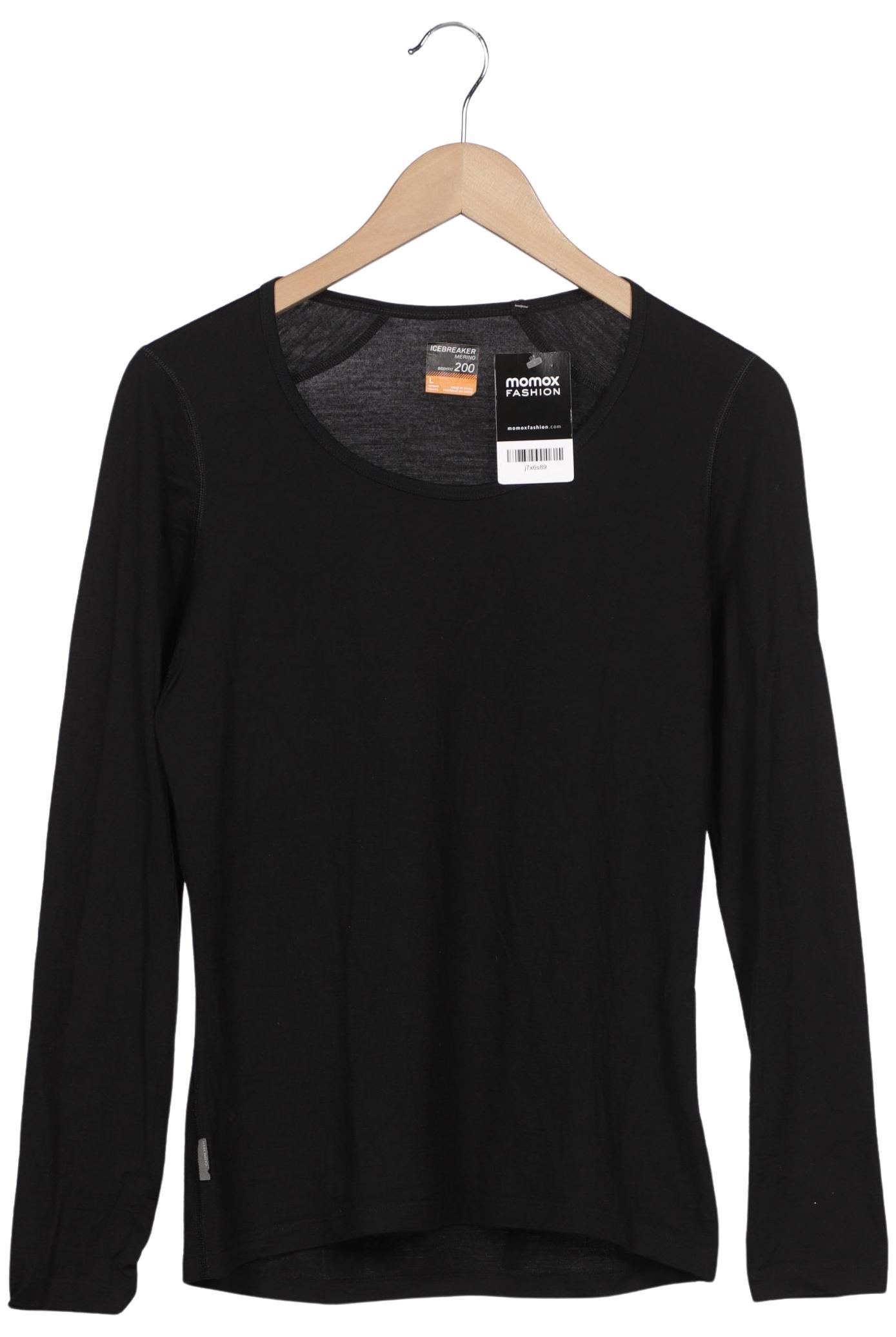 

Icebreaker Damen Langarmshirt, schwarz, Gr. 42