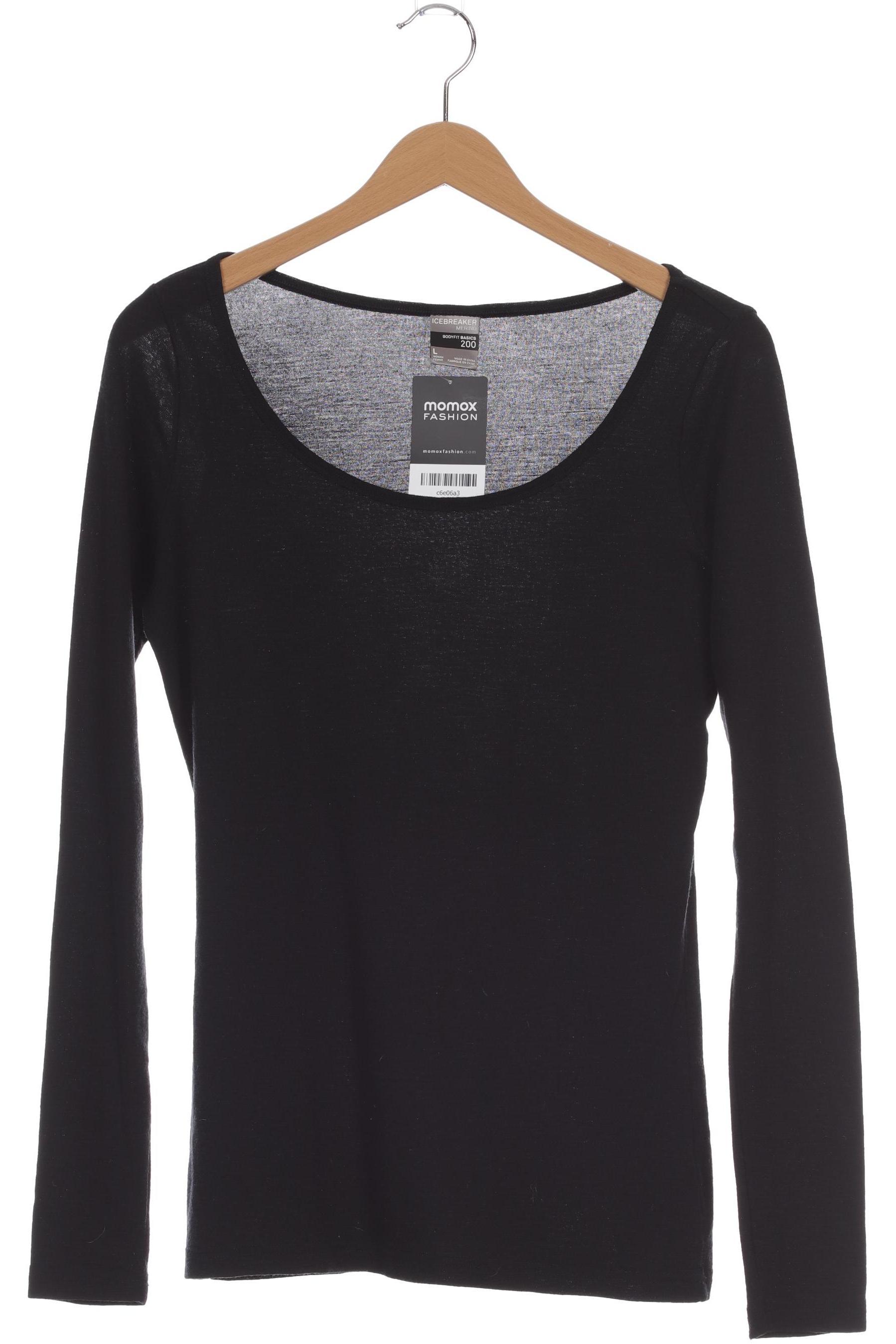 

Icebreaker Damen Langarmshirt, schwarz, Gr.