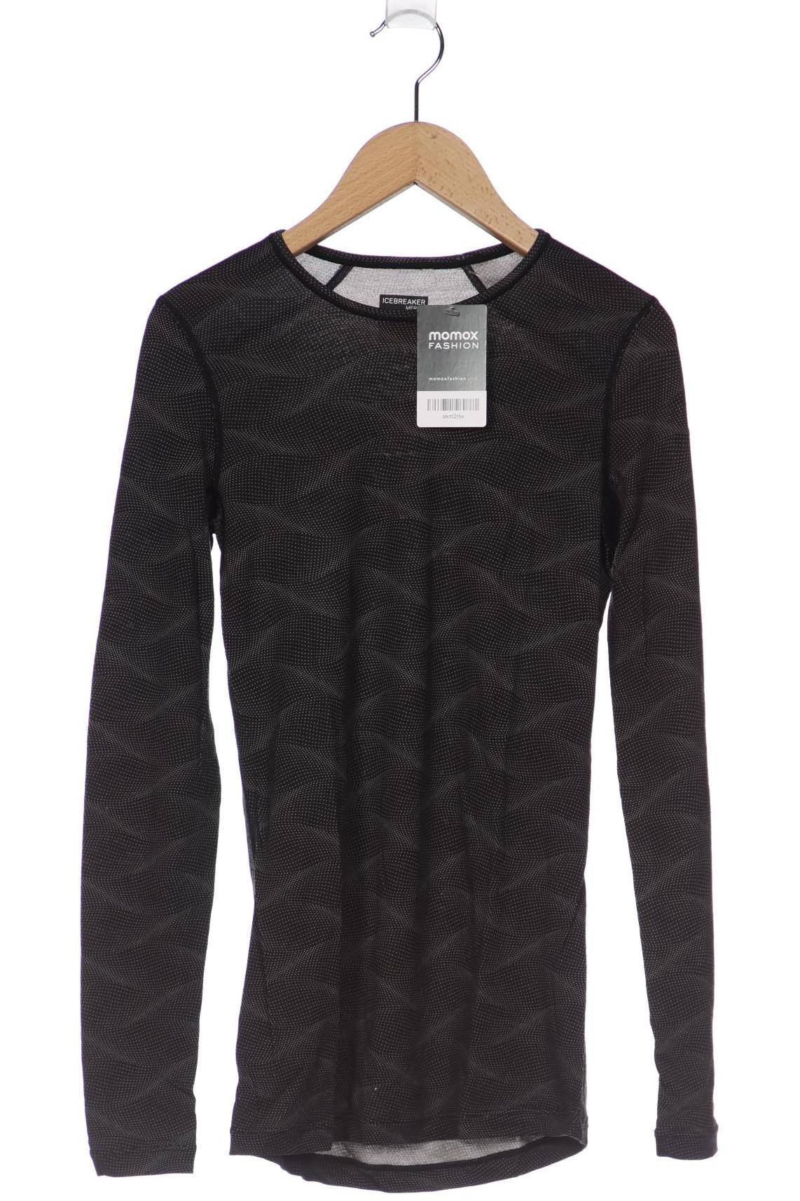 

Icebreaker Damen Langarmshirt, schwarz