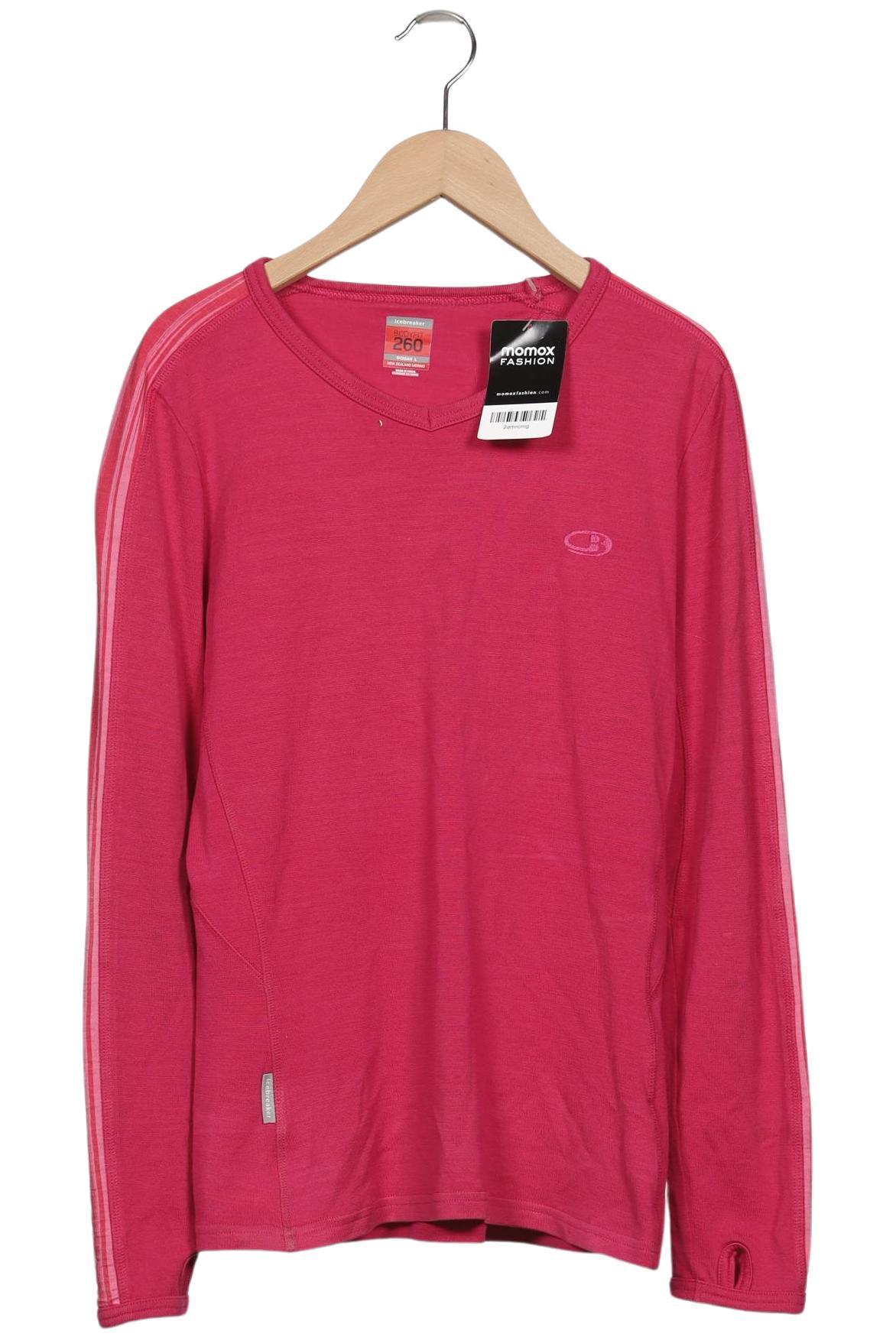 

Icebreaker Damen Langarmshirt, pink, Gr. 42